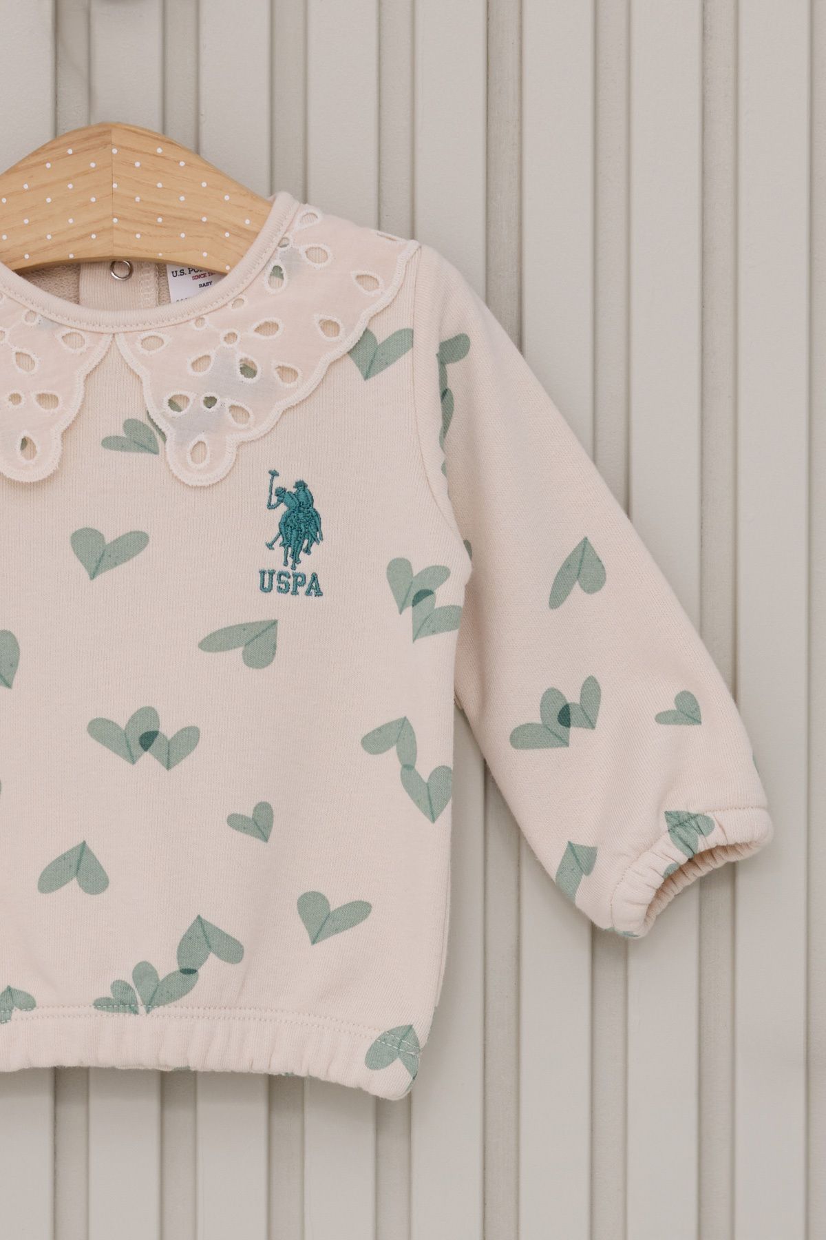 دارای مجوز USPA Little Baby Love ست 2 تکه پایین و رویه کودک U.S. Polo Assn.