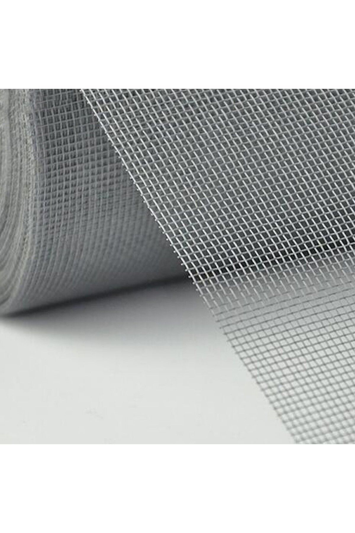 AZRAYAPI Fiberglass 160x500 Cm Ebatlarında Menteşeli Sineklik Tülü Gri Renk