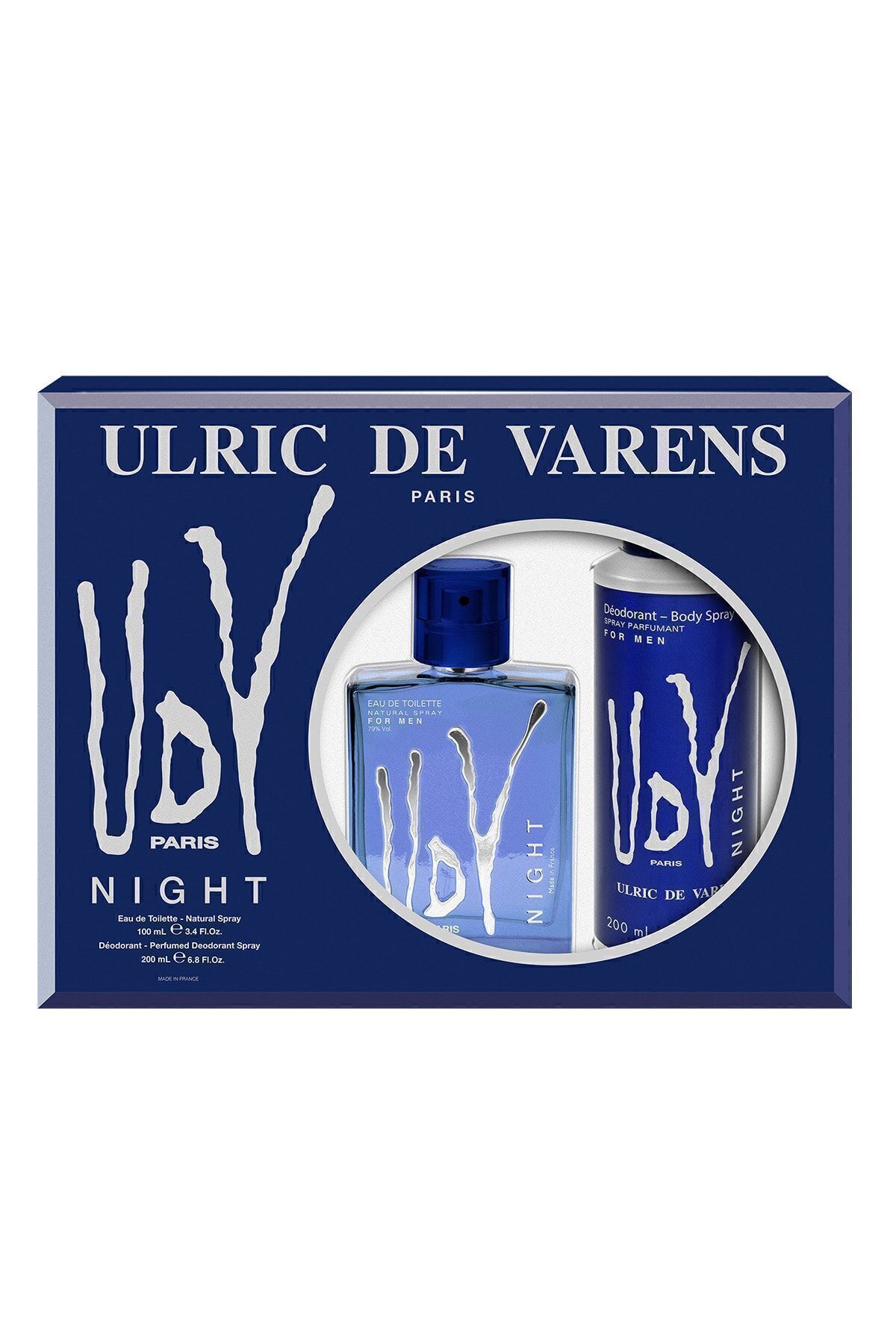 Udv Night Set ( Edt 100 Ml + Deodorant Spray 200 Ml)