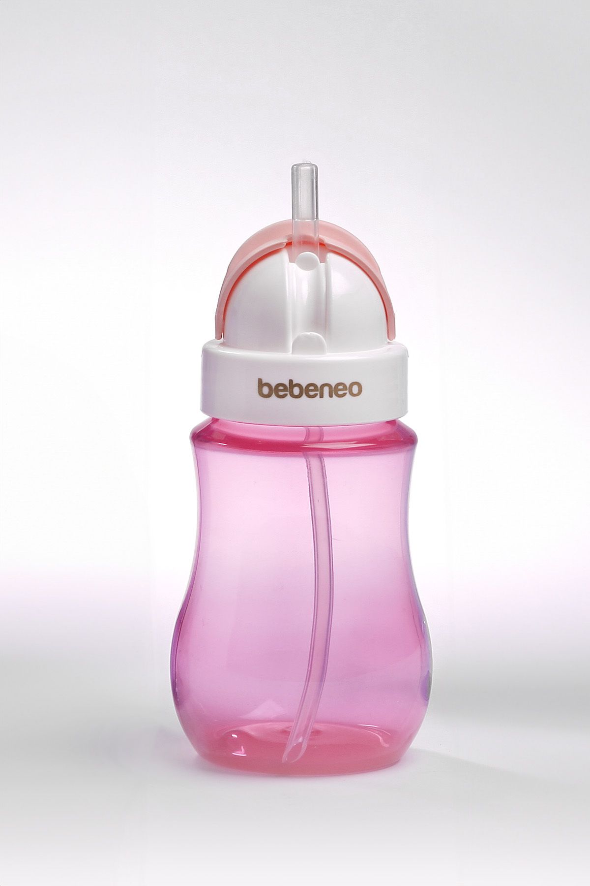 BEBENEO-250 ml Baby Drinker with Straw - Practical Lid, Bpa Free 2