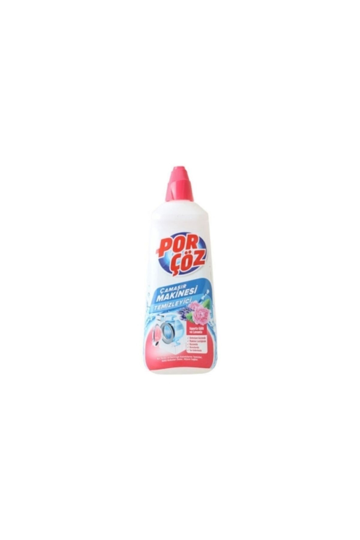 Porçöz 24'lü Porçöz Çamaşır Makinesi Temizleyici 400 ml. Isparta Gülü