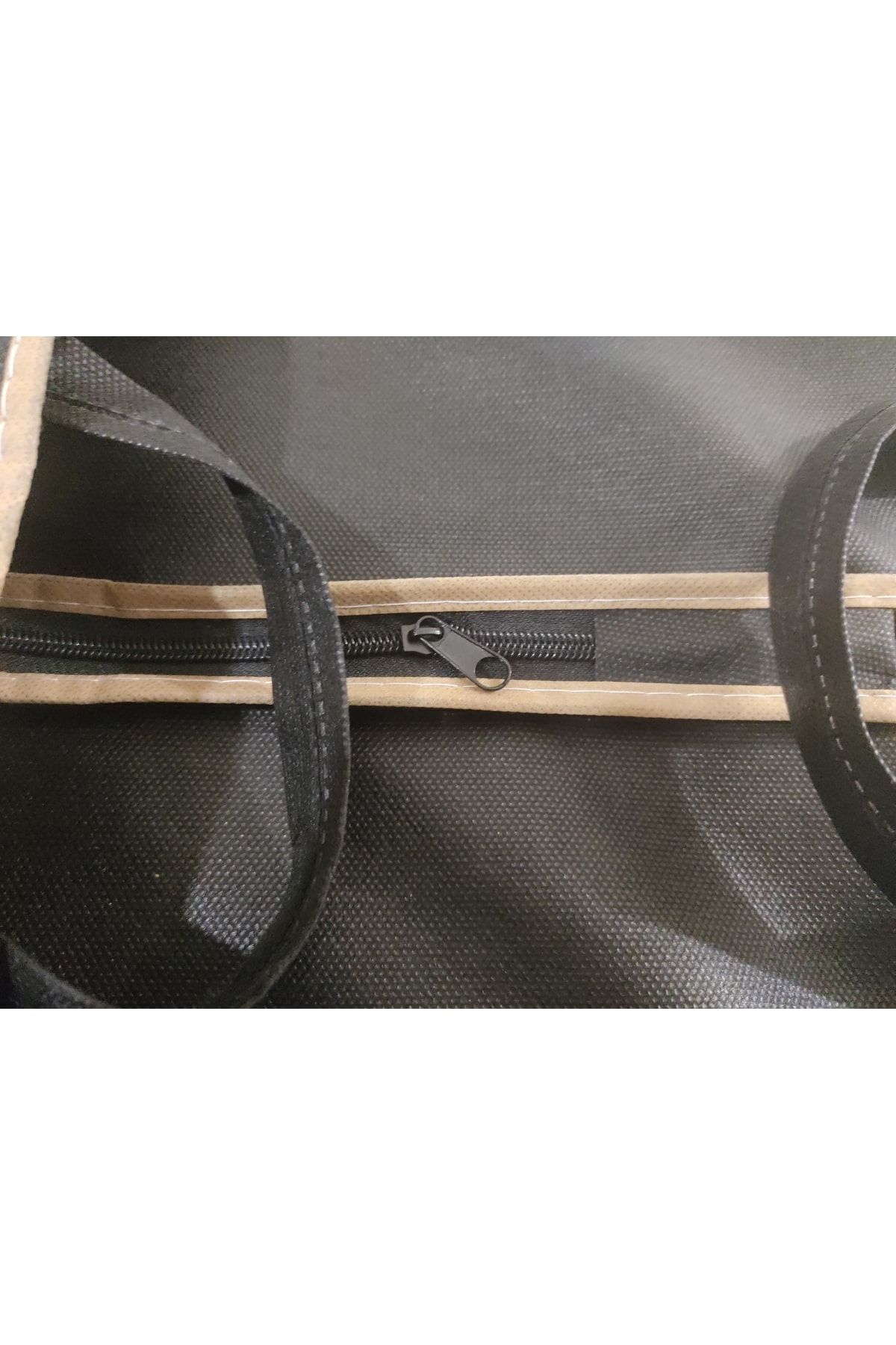 Perde Taşıma Koruyucu Kılıf , Perde Hurcu - Körüklü 64x160x12 Cm, Siyah Renk