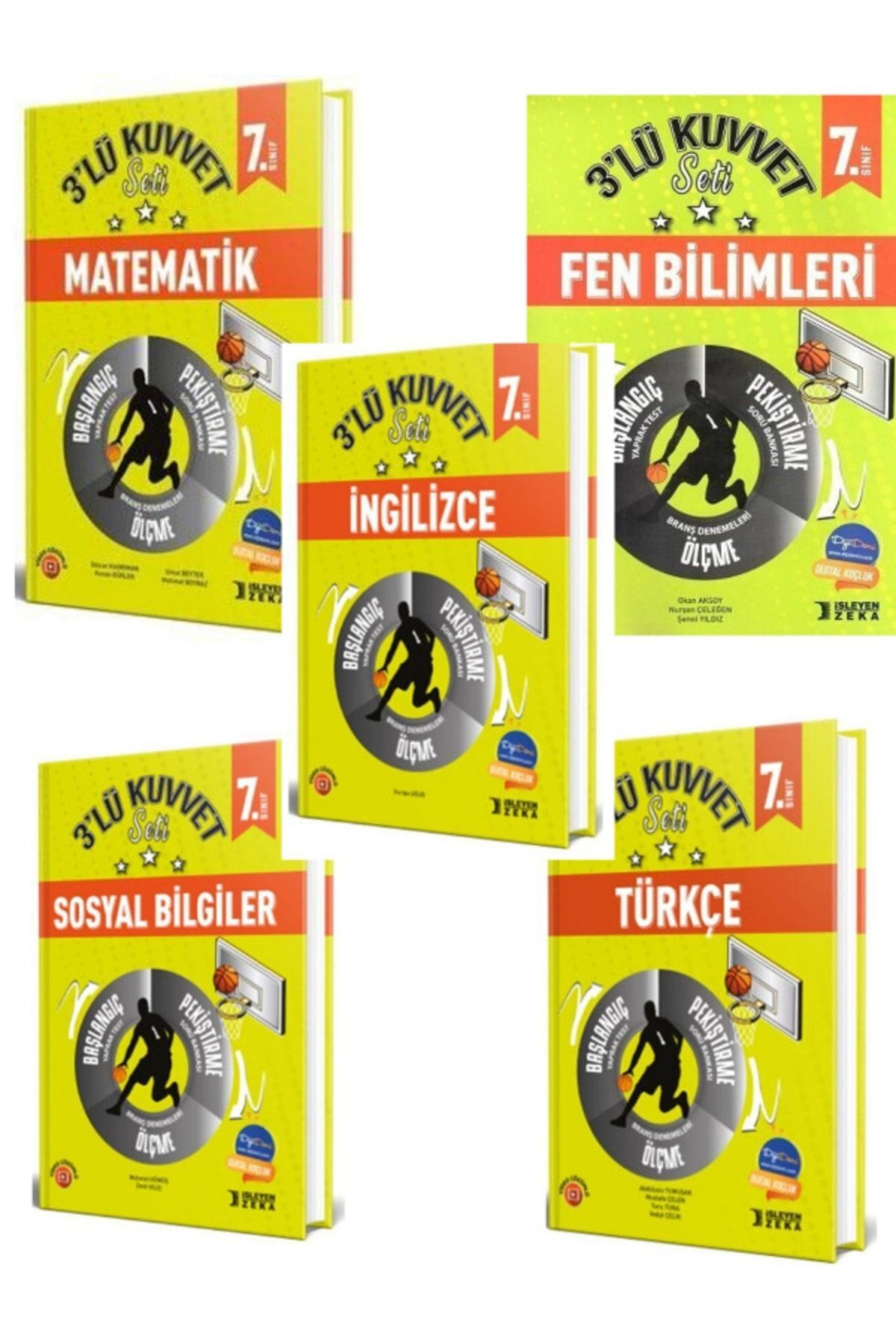 Acil Yayınları acil Işleyen Zeka 7.sınıf Kuvvet Serisi 3'lü Branş