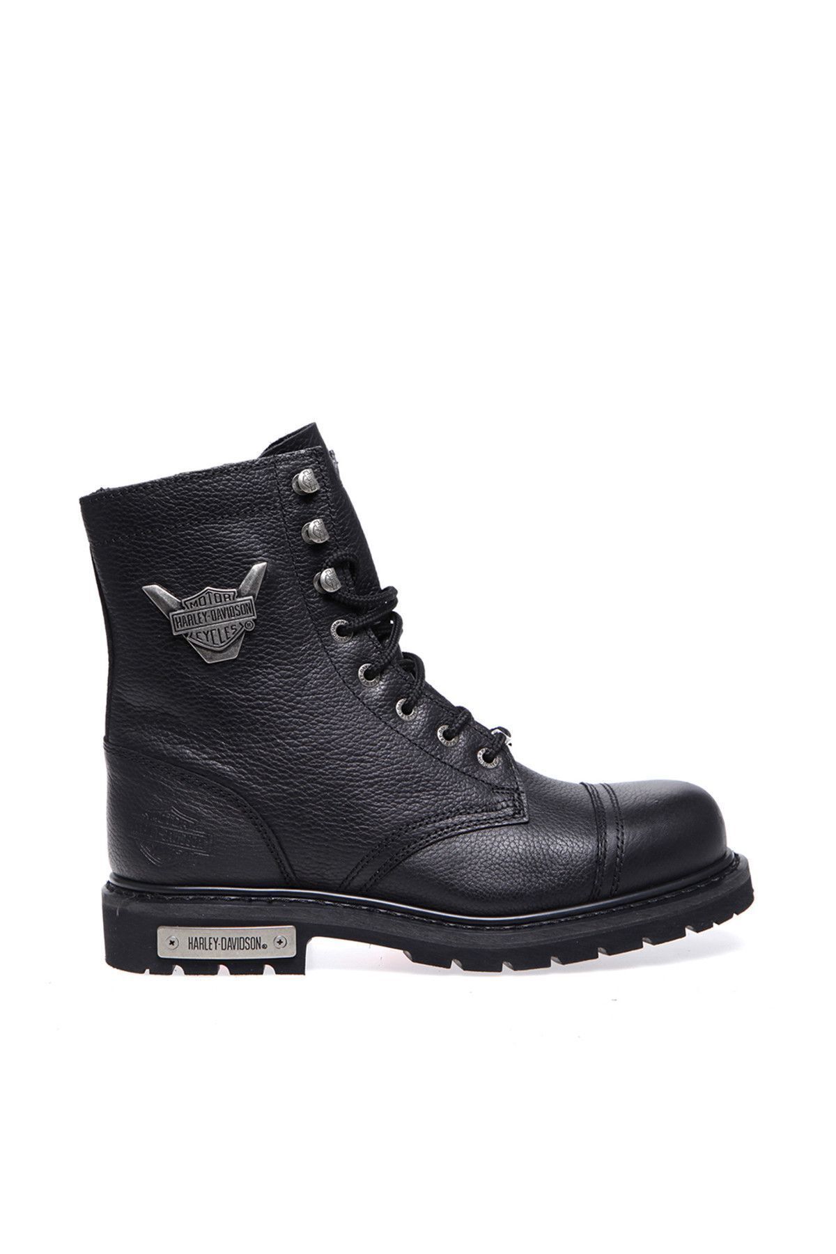 چکمه های چرمی زیره لاستیکی Harley Davidson