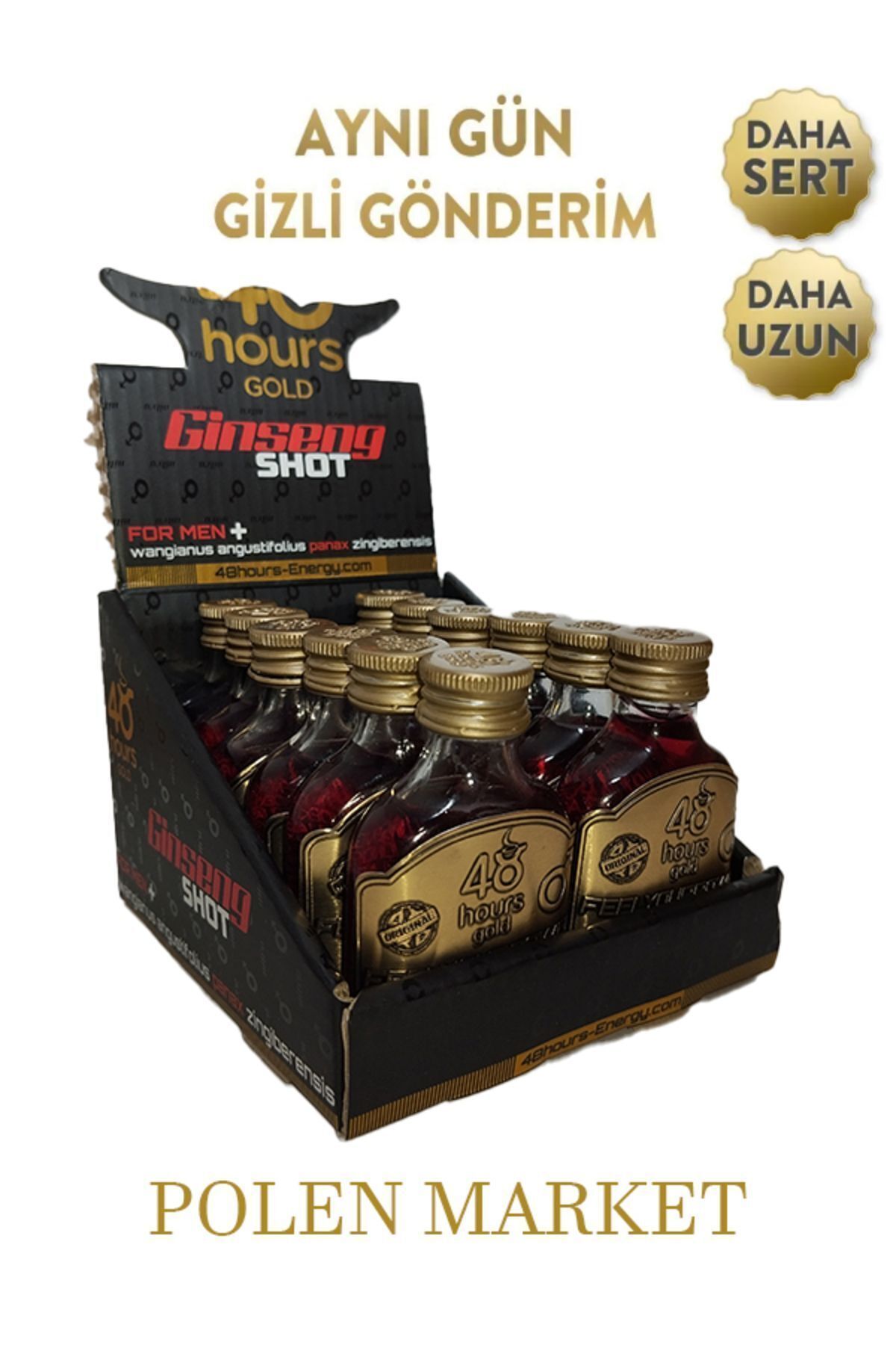 48Hours Ginseng Ginseng Drink shot 12’li 48hours 20ml