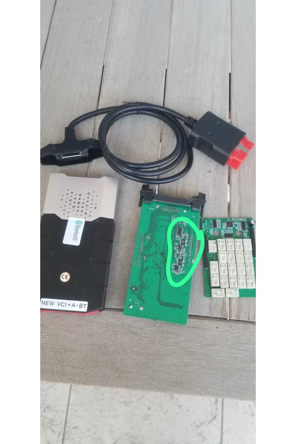 DELPHİ-2021 Ds150e Vehicle Fault Detection - Dual Card, Japanese Relay Cd, Loading Video, Sente Prog. 6