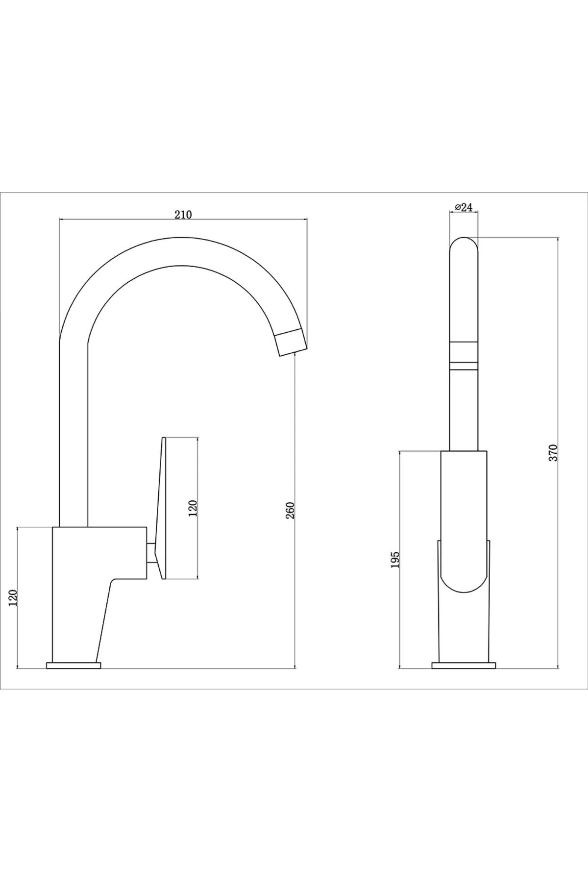Boheme-Fleko Mstang Chrome Sink Faucet 2