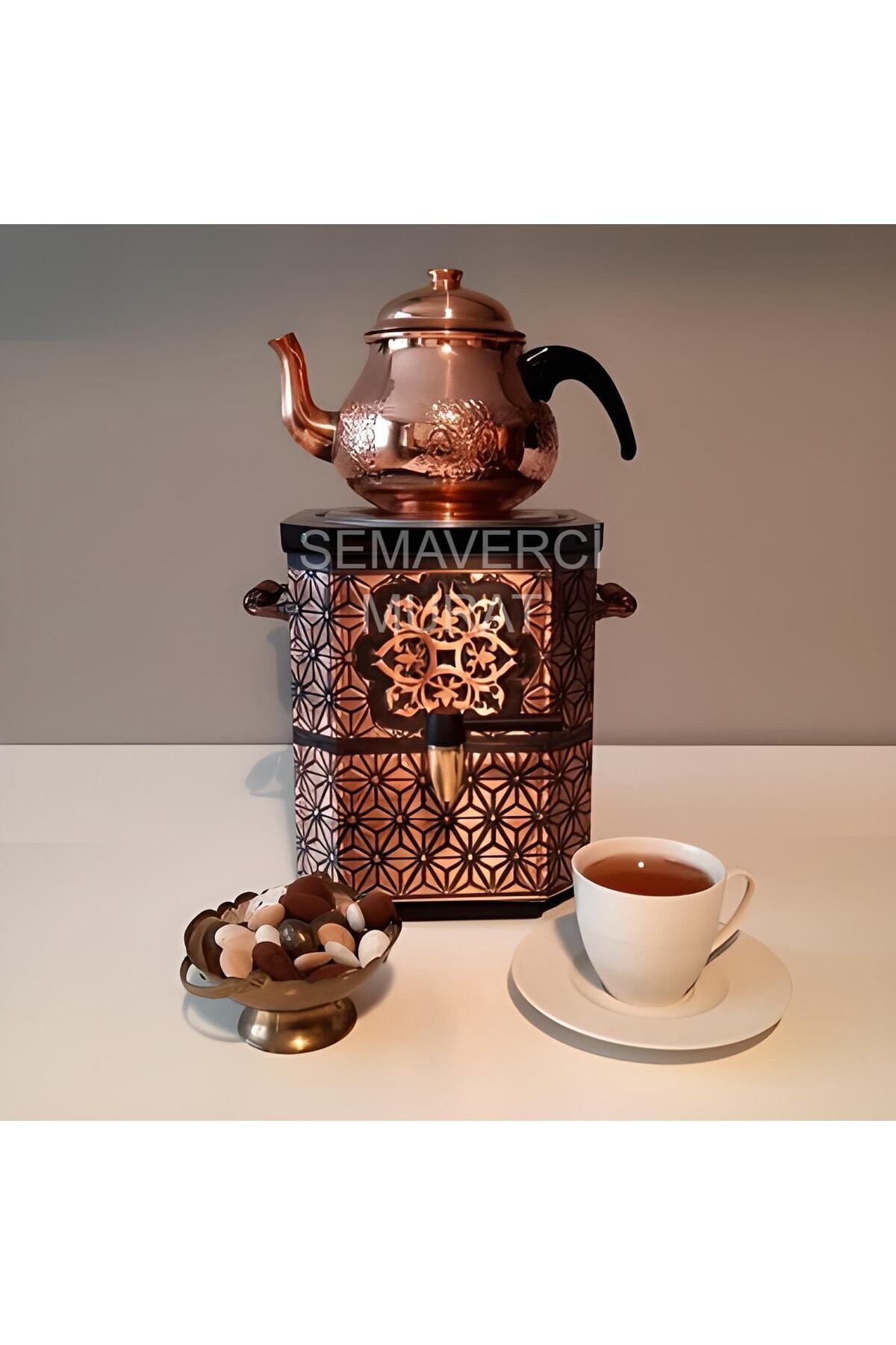 Jelli Nostalji Bakır Semaver 6