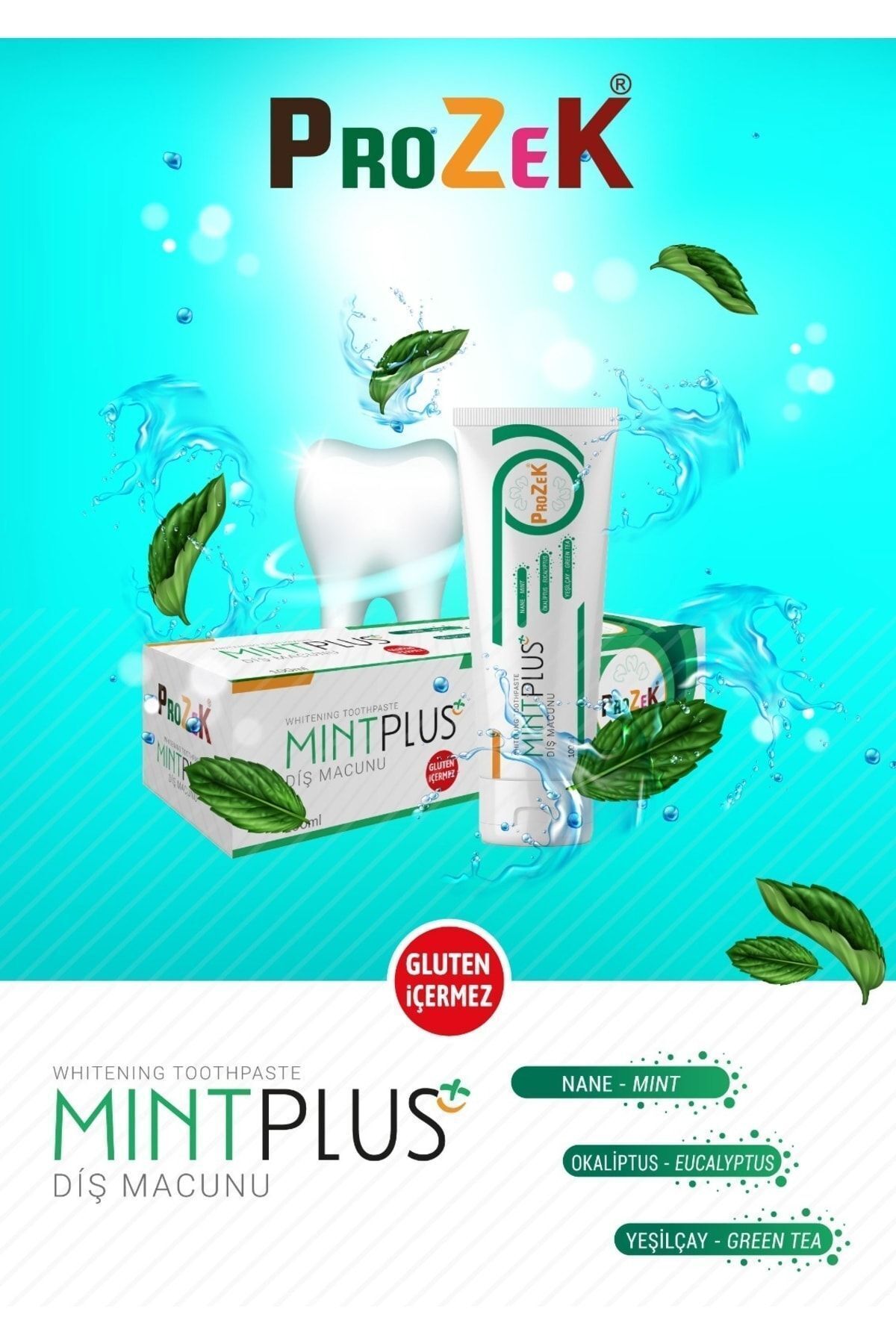 prozek-Toothpaste Natural Whitening 100 ml 2