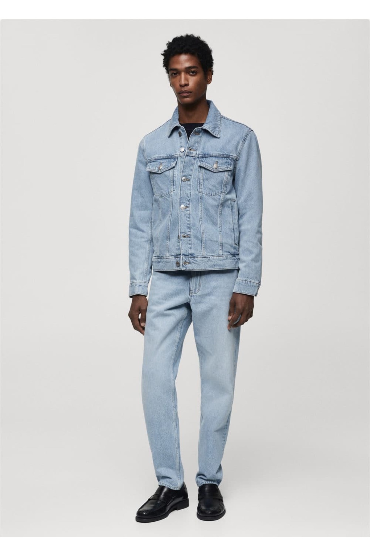 ژاکت مردانه آبی منگو | 67064440 اورجینال - تصویر 2