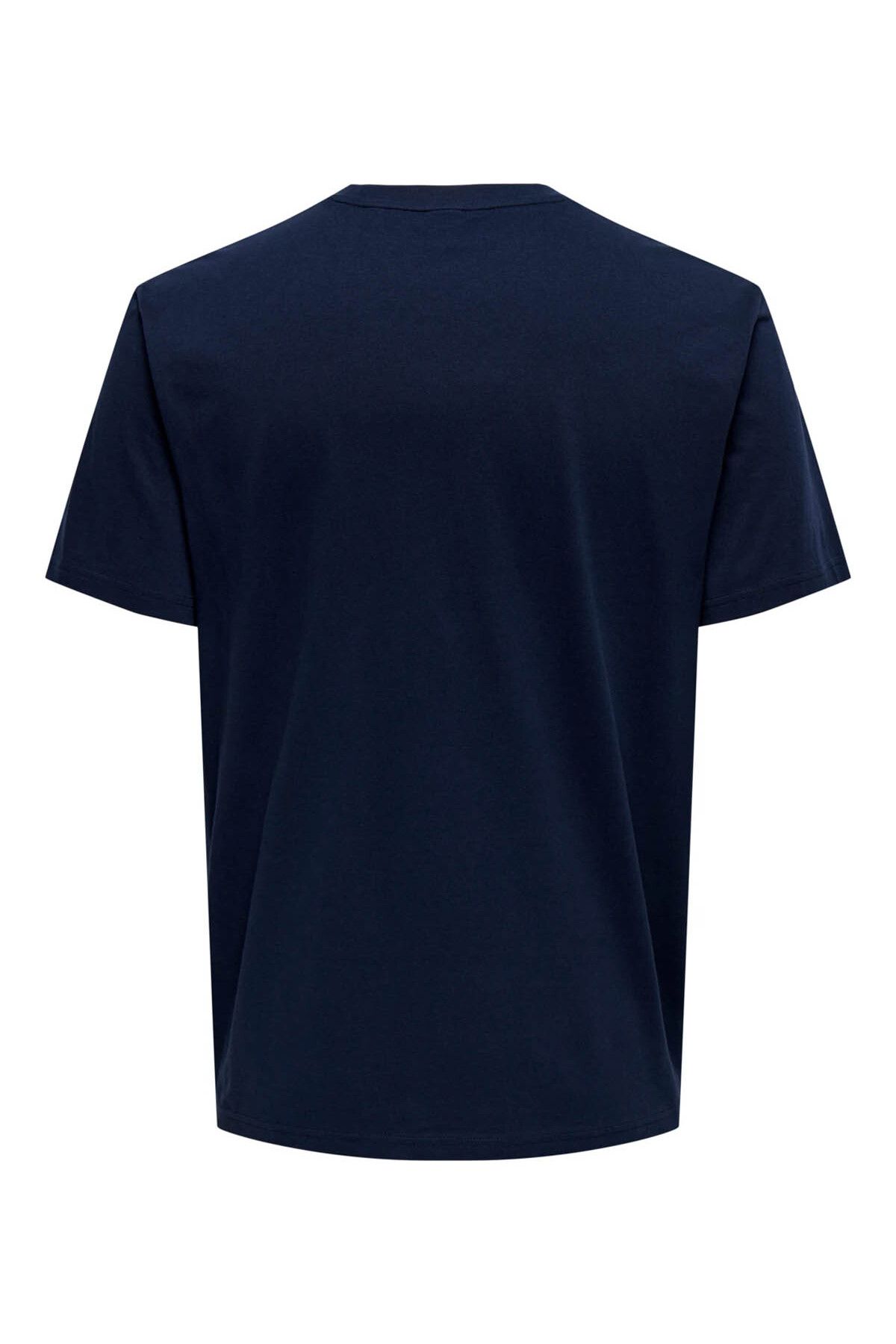 تی شرت آبی مردانه NAVY LIFE REG TEE NOOS Only Sons Only & Sons