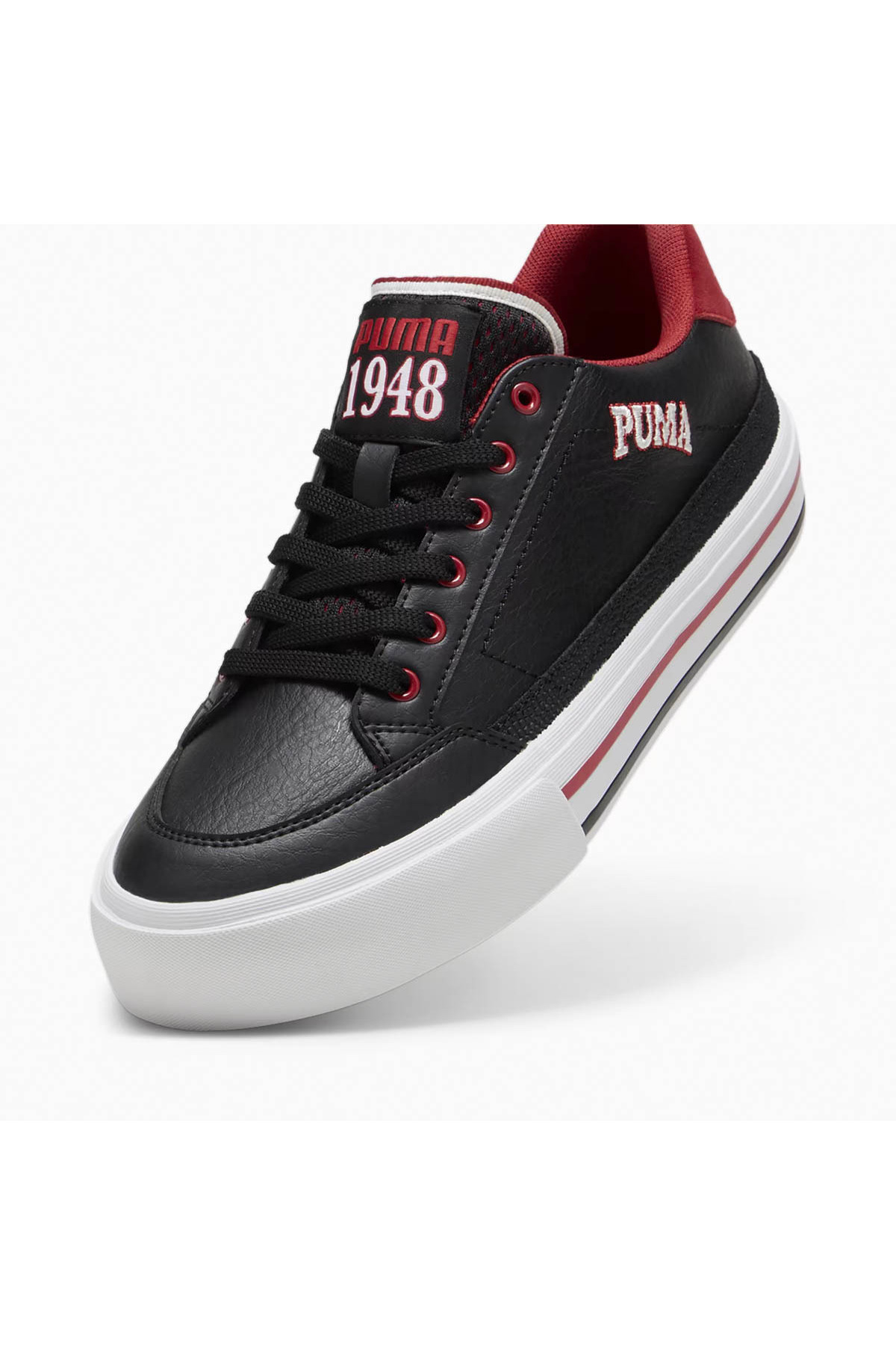 کفش Puma پوما ورزشی مردانه مشکی 395089-02 Court Classic Vulc Retro Club اورجینال - تصویر 4