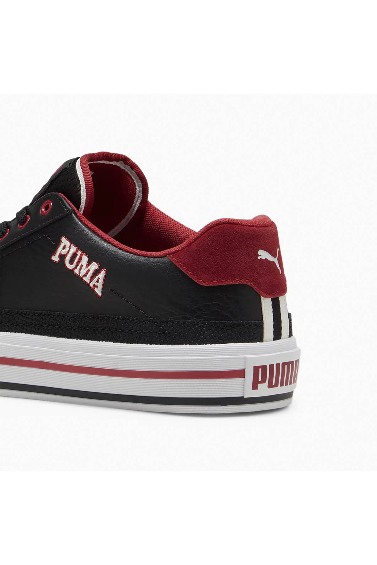 کفش Puma پوما ورزشی مردانه مشکی 395089-02 Court Classic Vulc Retro Club اورجینال - تصویر 2