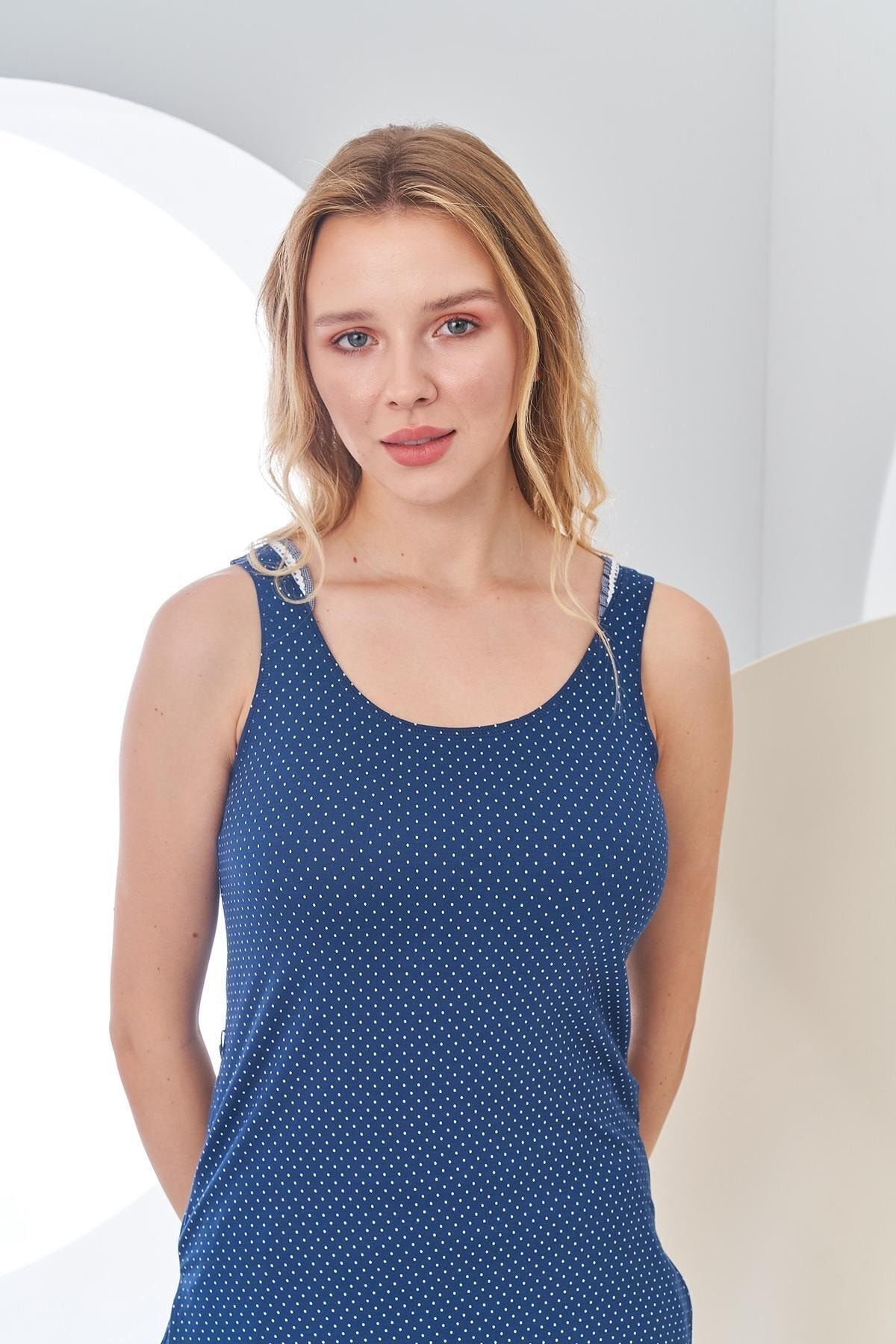 PJS-24199 Women's Polka Dot Strappy Shorts Set 7