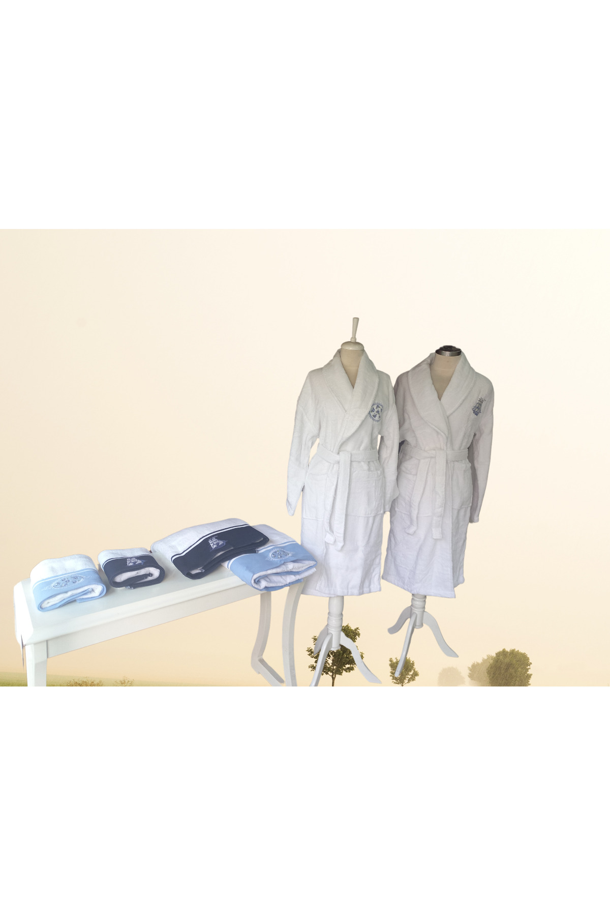 حوله پالتویی زنانه سفید ازدیلکÖzdilek | 8.69735E+12 اورجینال - تصویر 2