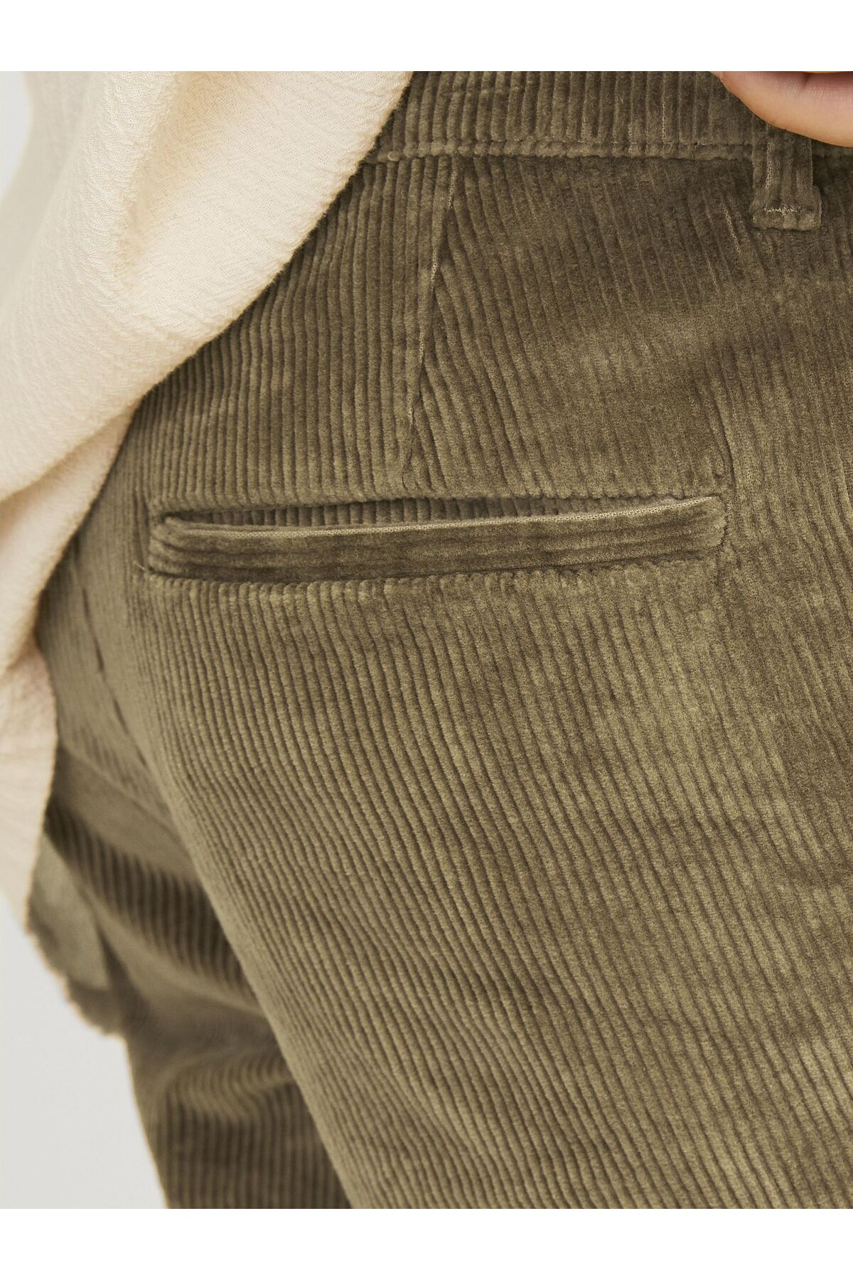 شلوار جک اند جونز مردانه پنبه - الاستین قهوه ای بیسیک راسته Slim Fit/اسلیم فیت فاق نرمال   Slim/اسلیم فیت کژوال/روزمره | Jack & Jones 12258301 TR - تصویر 7