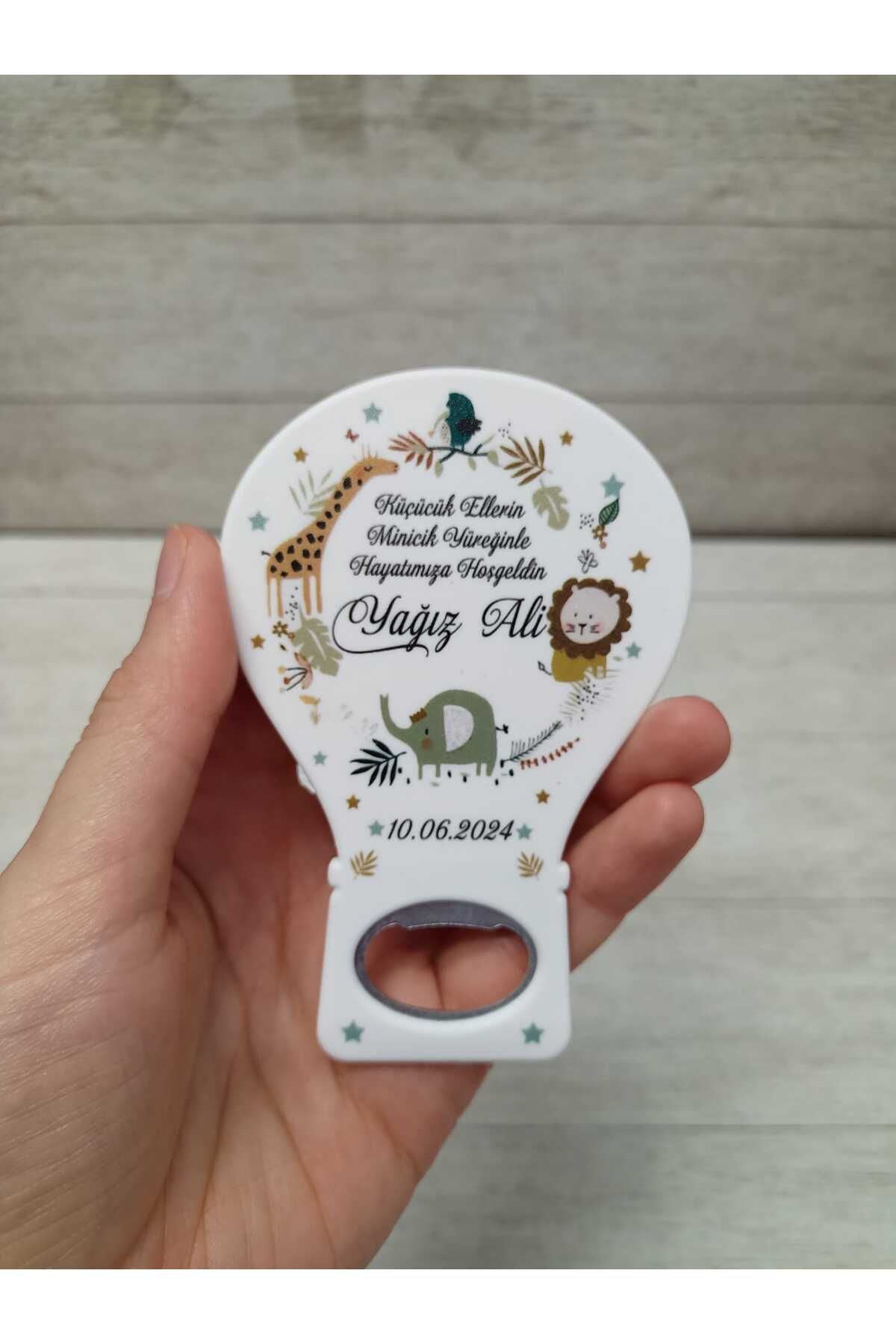 Genel Markalar 30 Adet Balon Magnet Açacak Yeni Doğan, Doğum Günü, Sünnet, Nişan, Söz, Safarili Tema