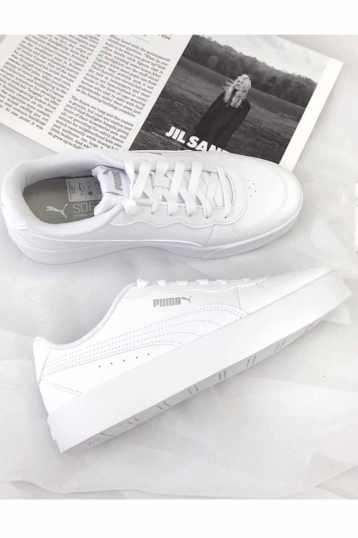 کفش پیاده روی سفید زنانه های ورزشی B7 روزانه 02 2 Puma