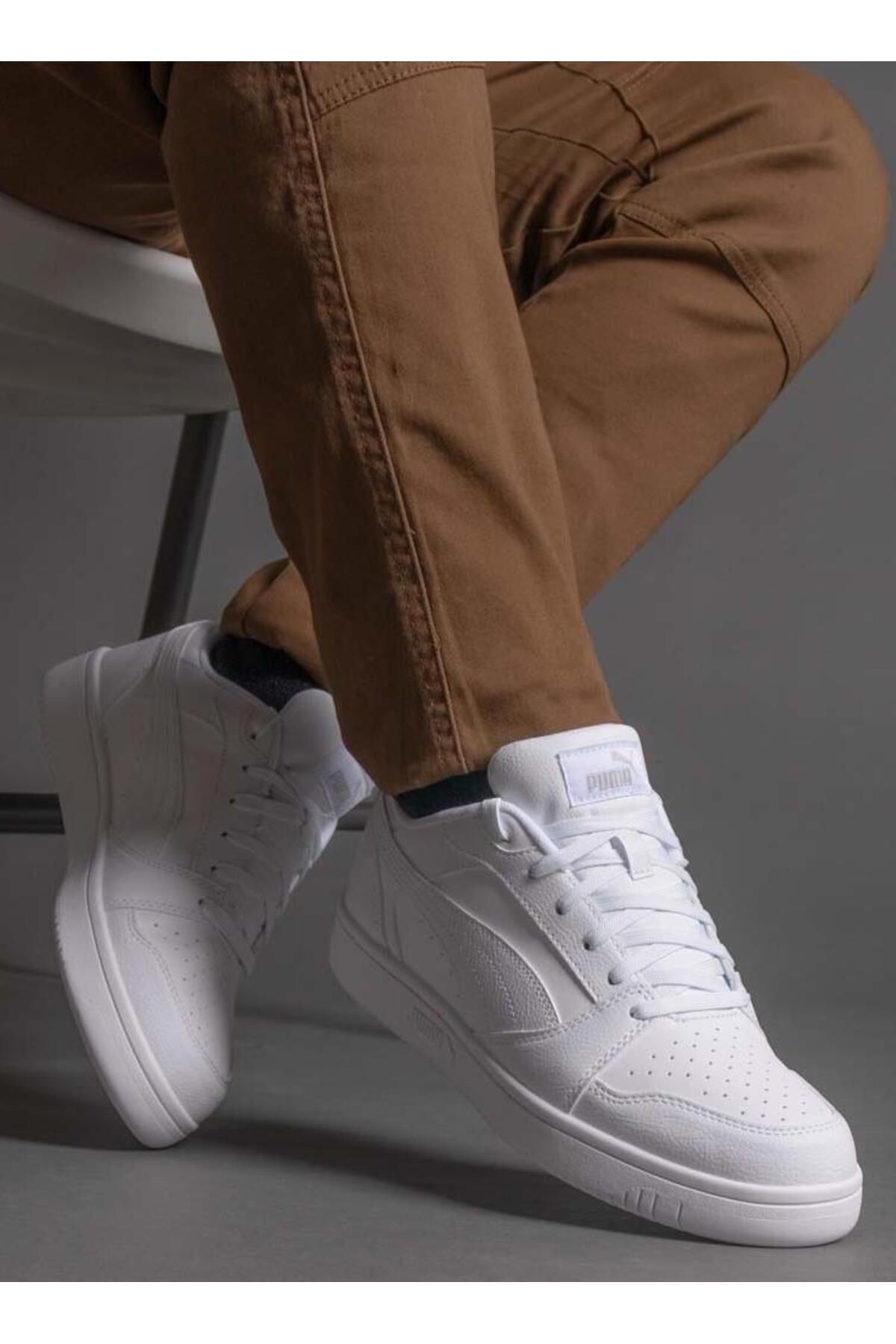 Puma Adidași Albi Pentru Copii Femeie - 37.5