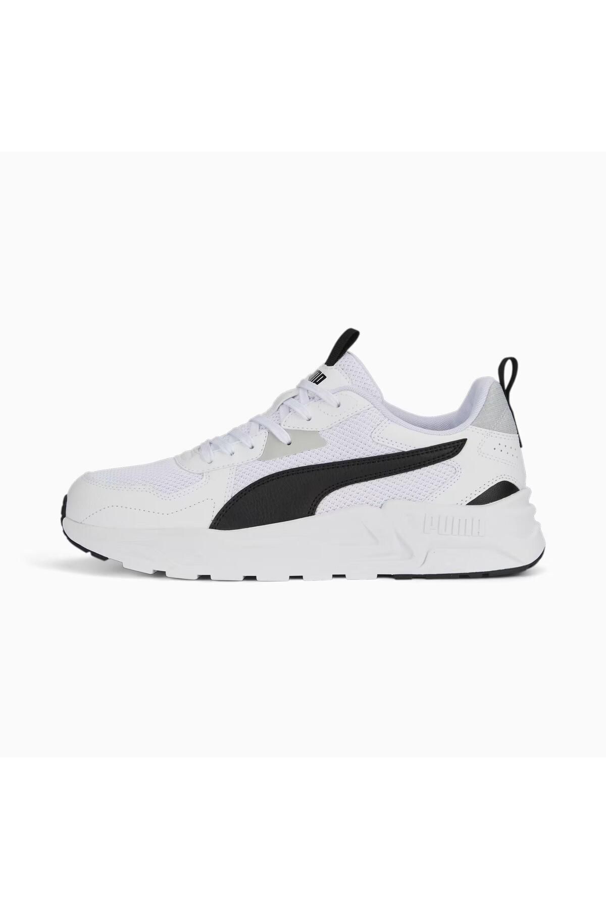 کفش ورزشی یونیسکس Trinity Lite-سفید-مشکی-خنک خاکستری روشن 389292 Puma