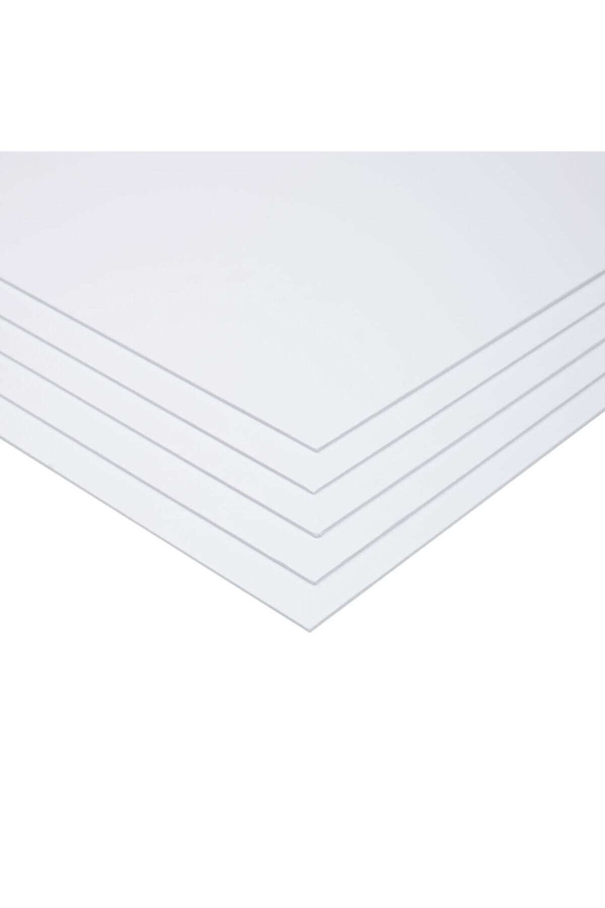 Genel Markalar 5 mm 70x100 cm Fotoblok (Straforlu Maket Kartonu) Beyaz 5 Adet