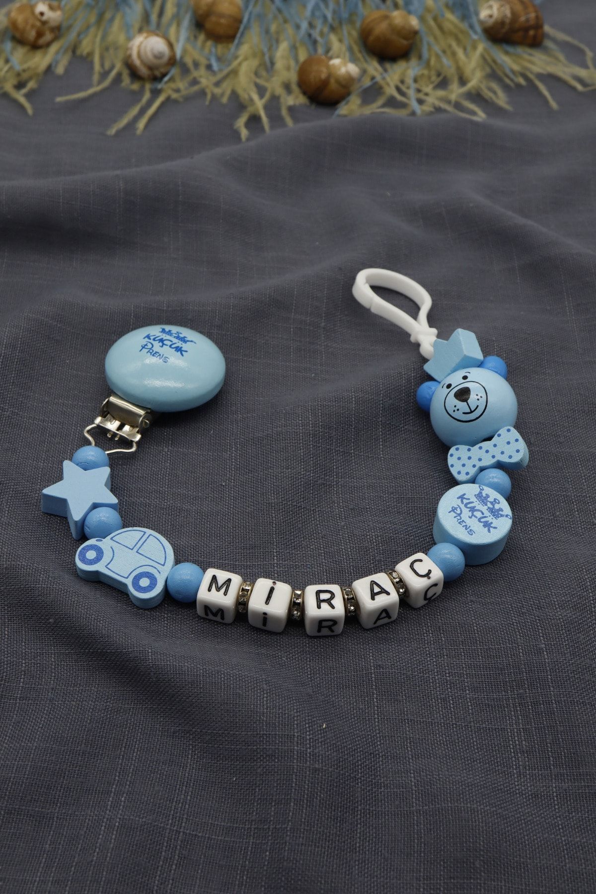 lilamtasarım Lilam Tasarım Bebek Emzik Zinciri fotoğrafı 2 (önizleme)