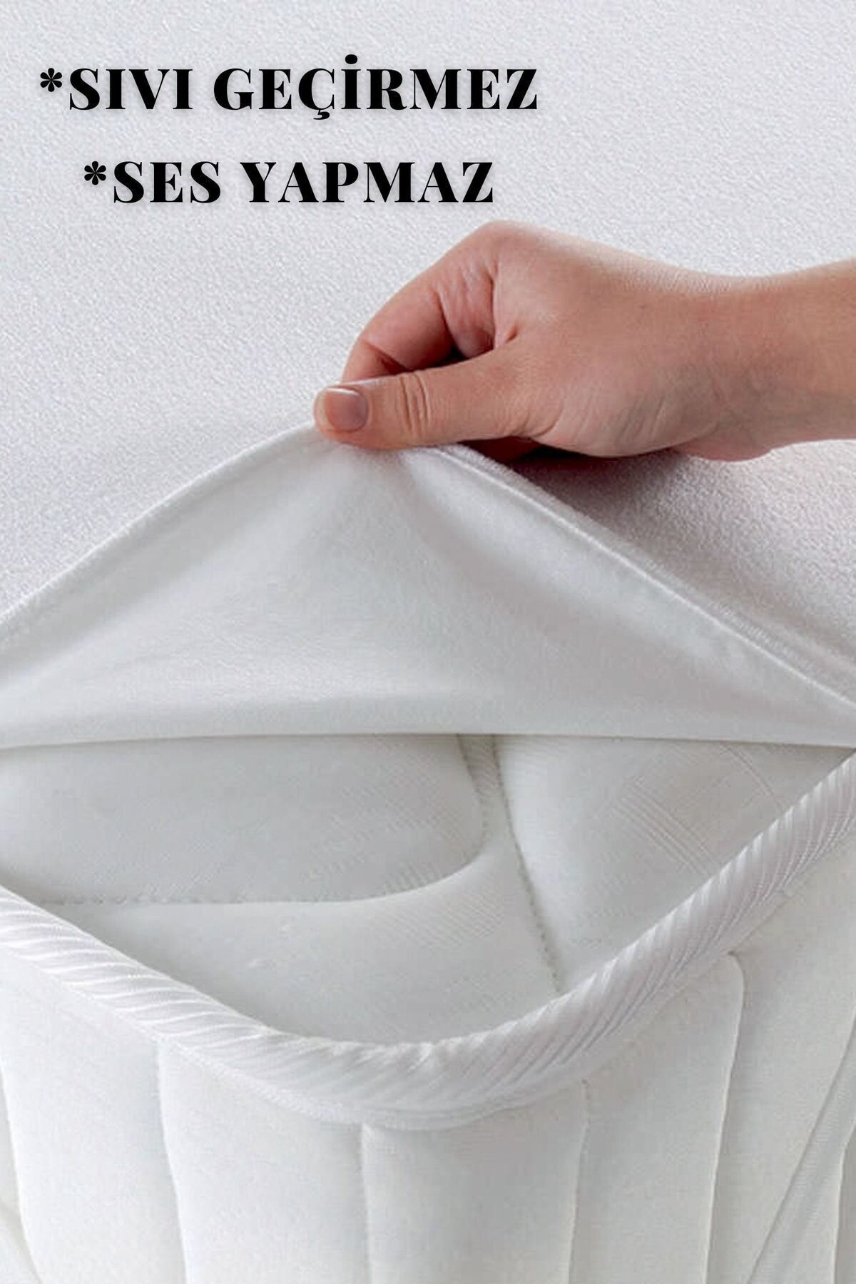 محافظ تشک  سفید ELY PARKER | YSTK909 اورجینال - تصویر 3