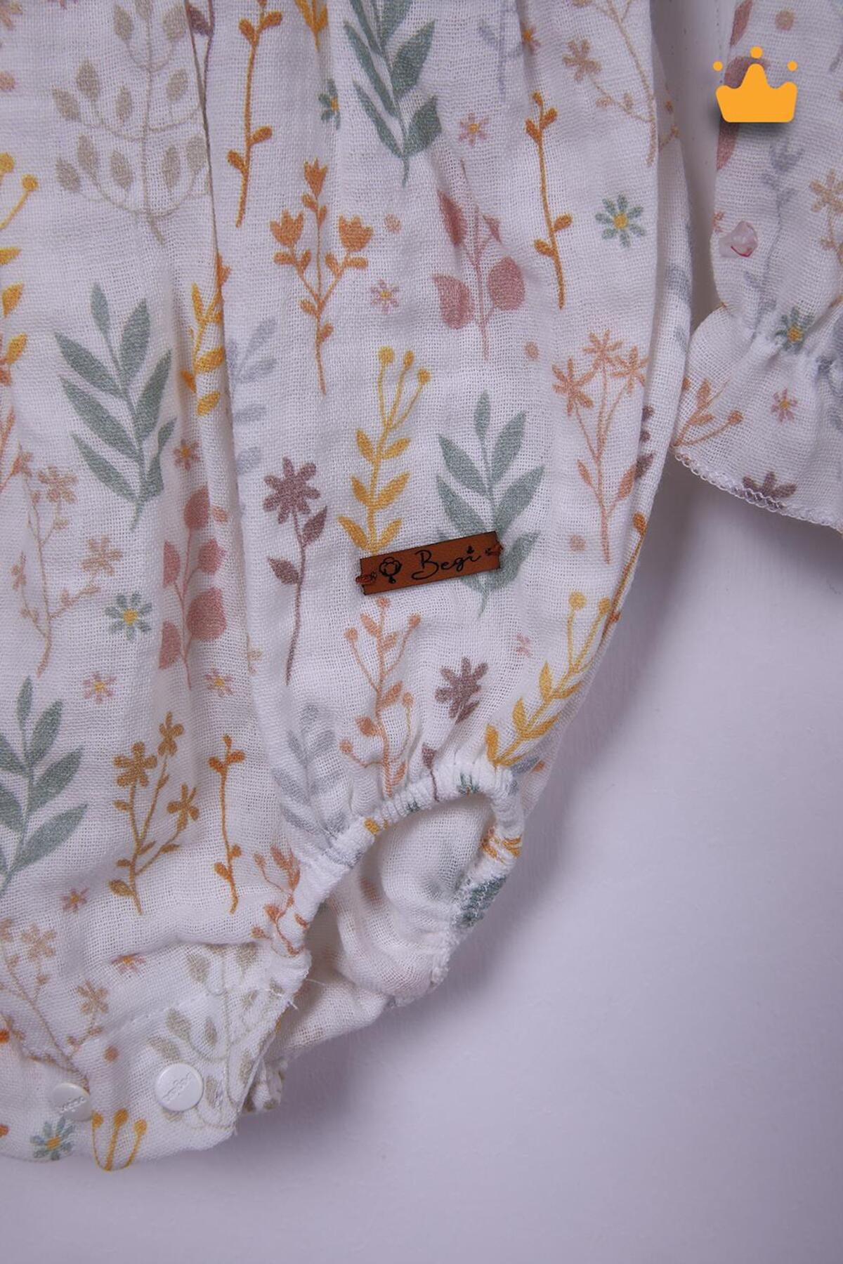 بادی نوزادی دخترانه اکرو Begisa | 224121 اورجینال - تصویر 5