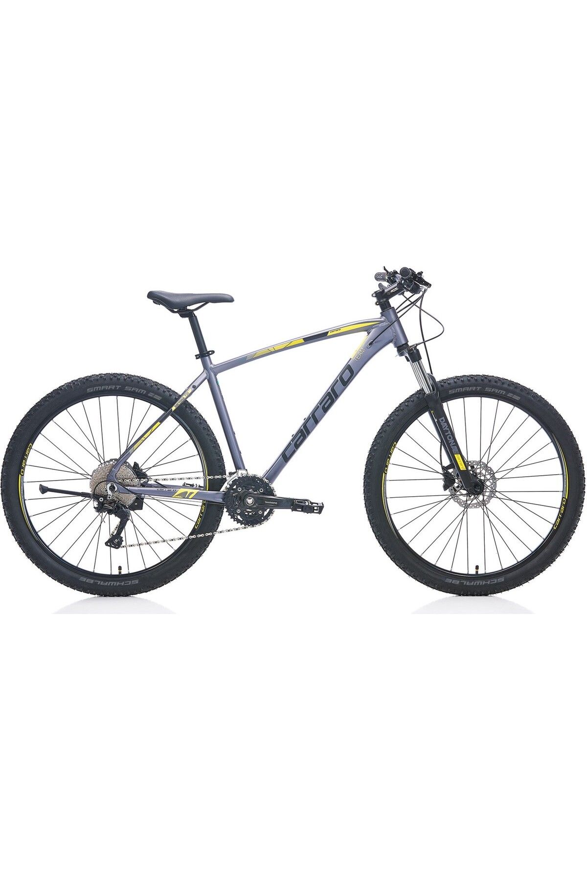 Carrraro Daytona 730 27.5 Jant 30 Vites 44 cm Hidrolik Disk Fren Dağ Bisikleti- Mat Antrasit-Siyah-S