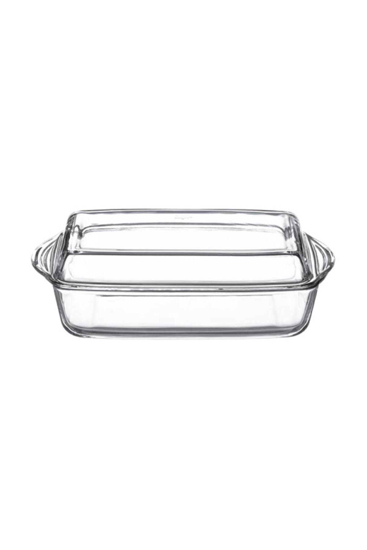 Paşabahçe-Transparent Pyrex Rectangular Pot with Lid 59010 Fma06255 1