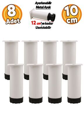 Badem10 Ayarlanabilir Dolap Mobilya Kanepe Baza Metal Destek Yükseltici Ayağı...