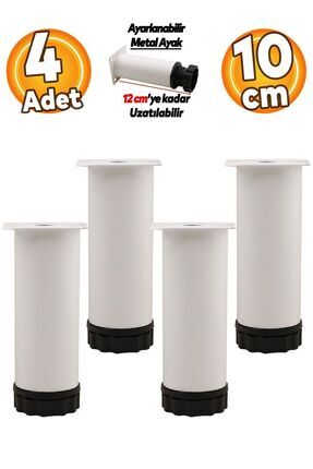 Badem10 Ayarlanabilir Dolap Mobilya Kanepe Baza Metal Destek Yükseltici Ayağı...