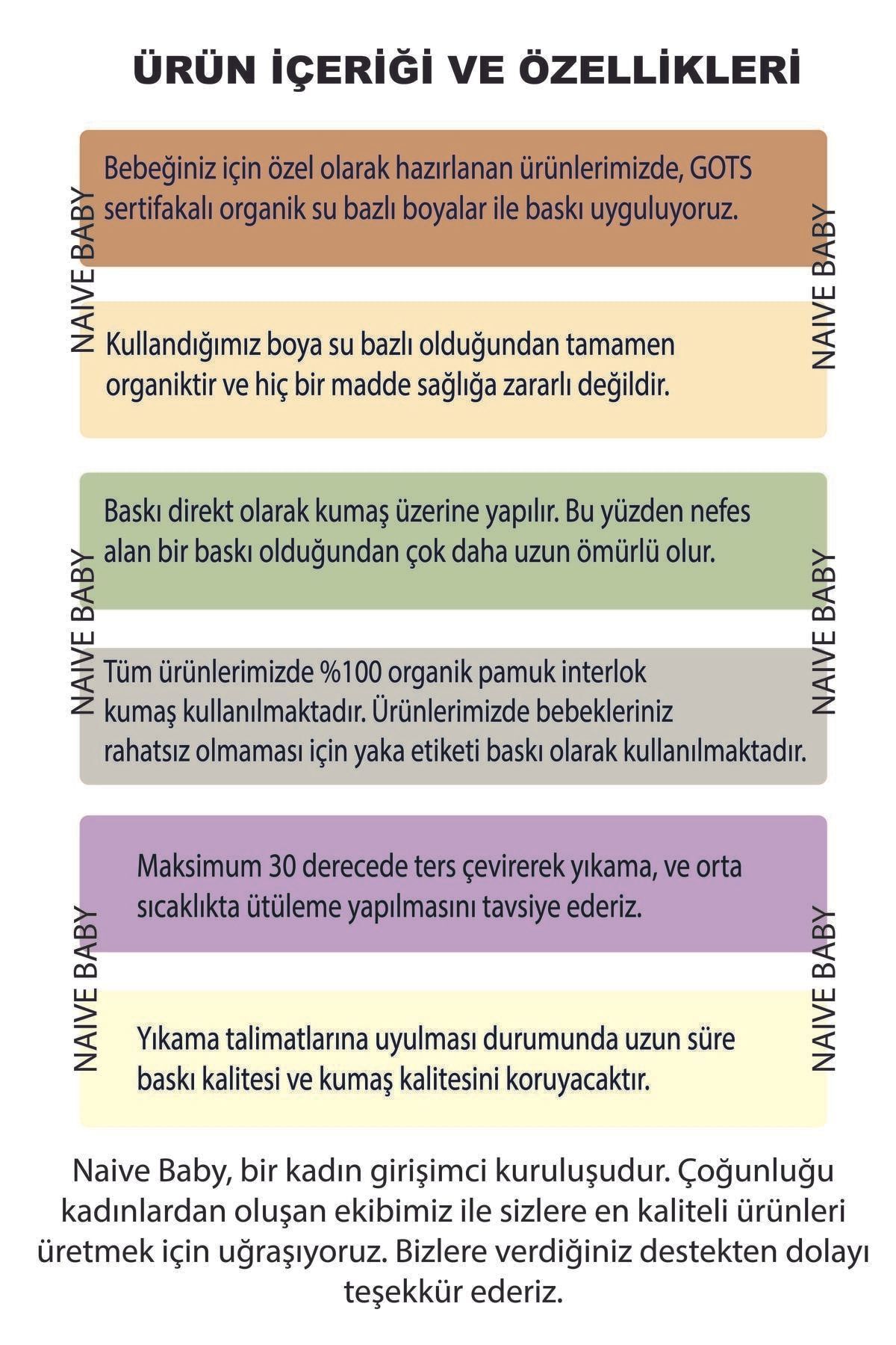 بادی نوزادی پسرانه – دخترانه سفید Naive Baby | NVBBZ530 اورجینال - تصویر 3