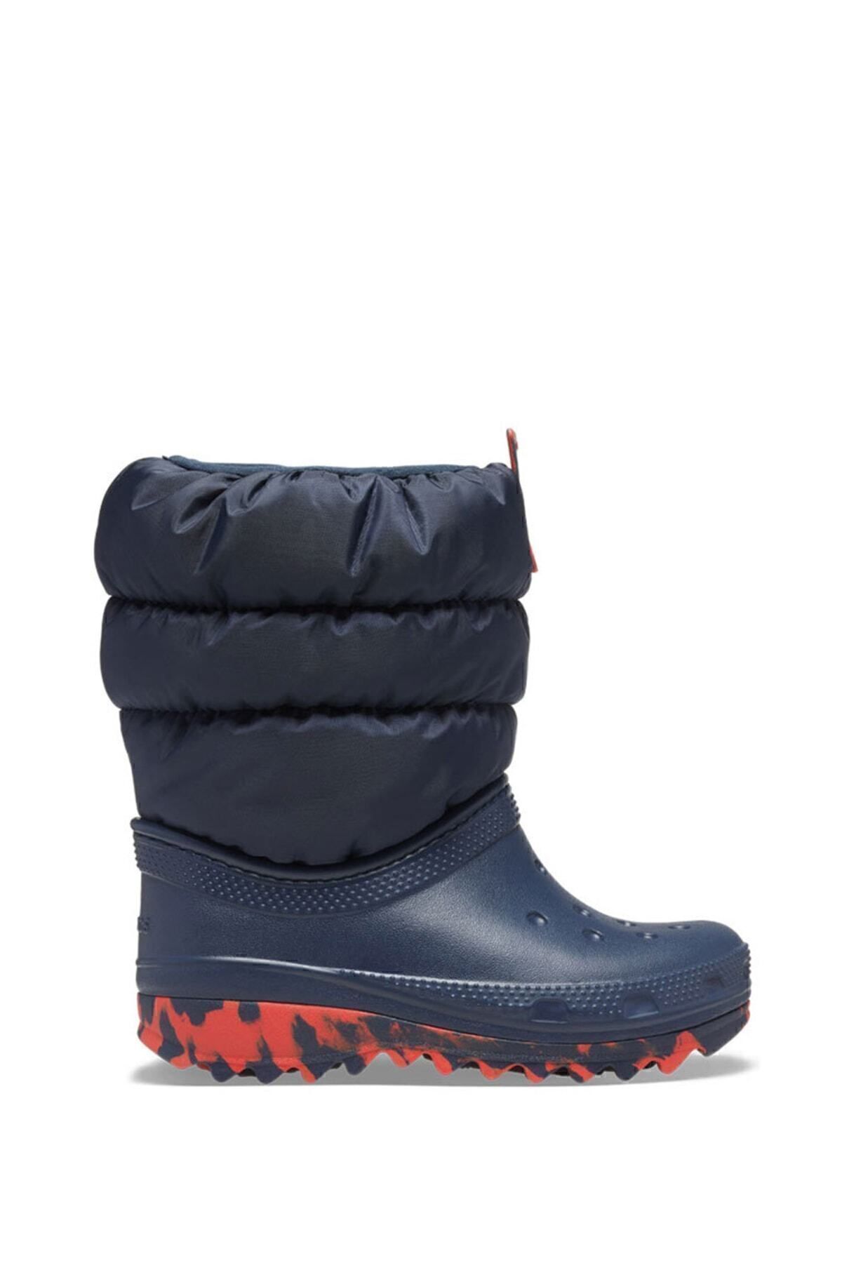 کراکس چکمه‌های پفی نئو کلاسیک سرمه‌ای