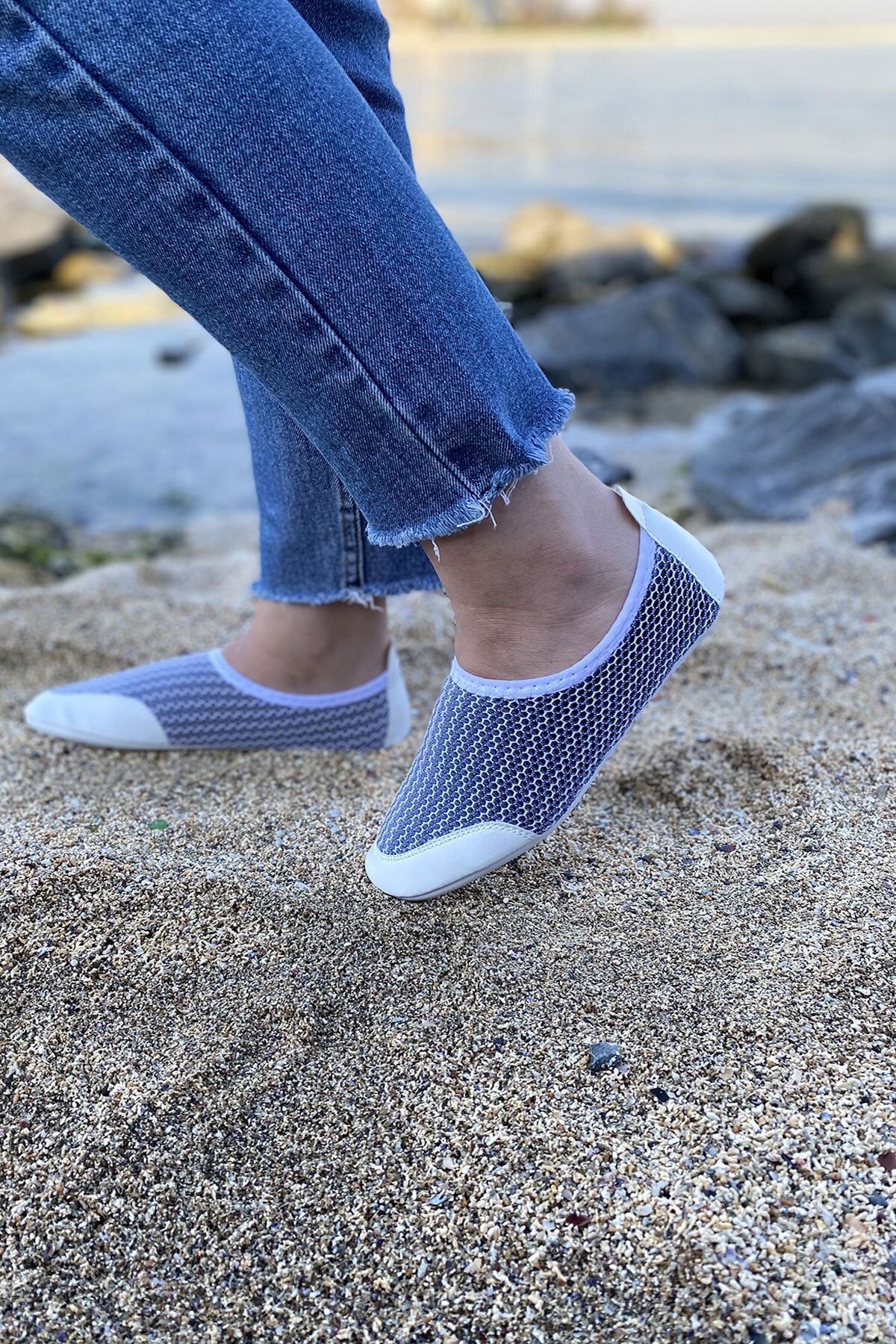 Live Success Unisex Kalın Tabanlı Ortopedik Iç Tabanlı Çok Amaçlı Deniz Ayakkabısı Havuz Plaj Bahçe Ev Patigi