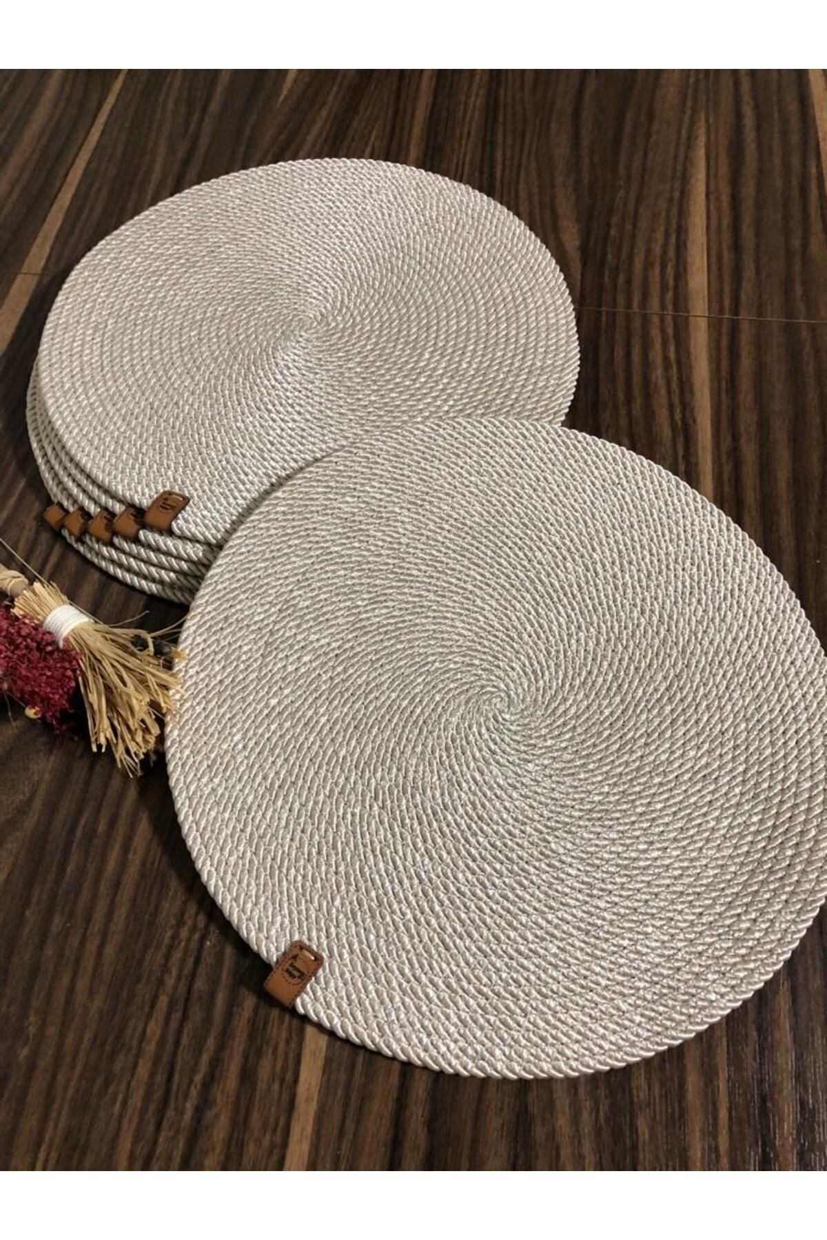 Naspar-8 Pieces Light Mink Tableware Set / Placemat 2