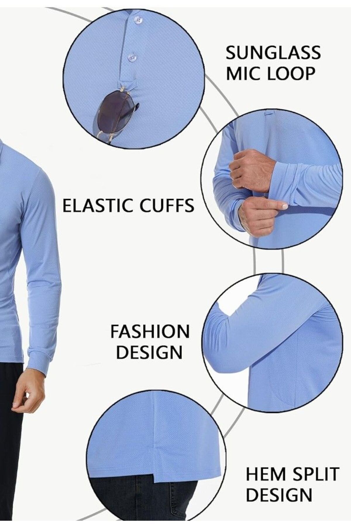 ARDSU-Men's Golf Shirts Polo Quick Dry Lightweight Performance Short and Long Sleeve Athletic Tennis Shirt 4