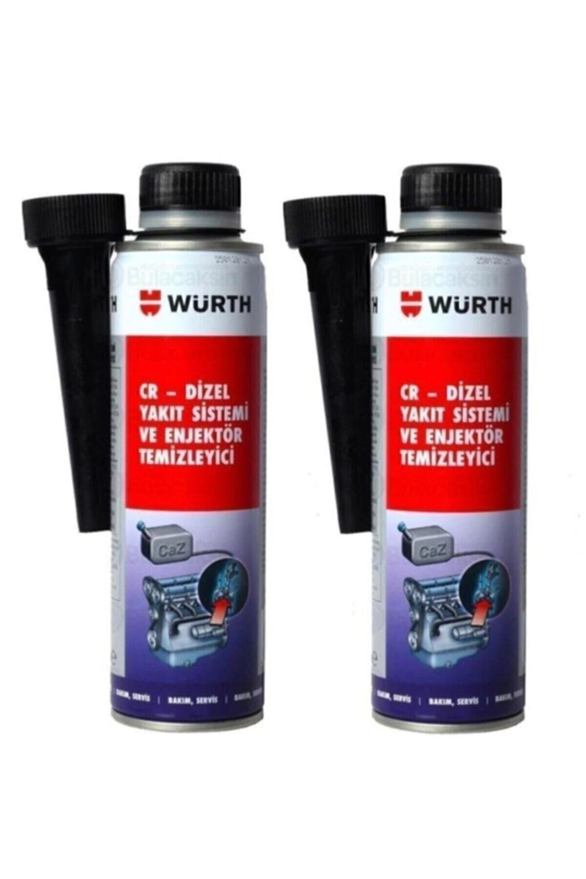 Würth Cr-dizel Yakıt Sistemi Ve Enjektör Temizleyici 300 Ml X 2 Adet