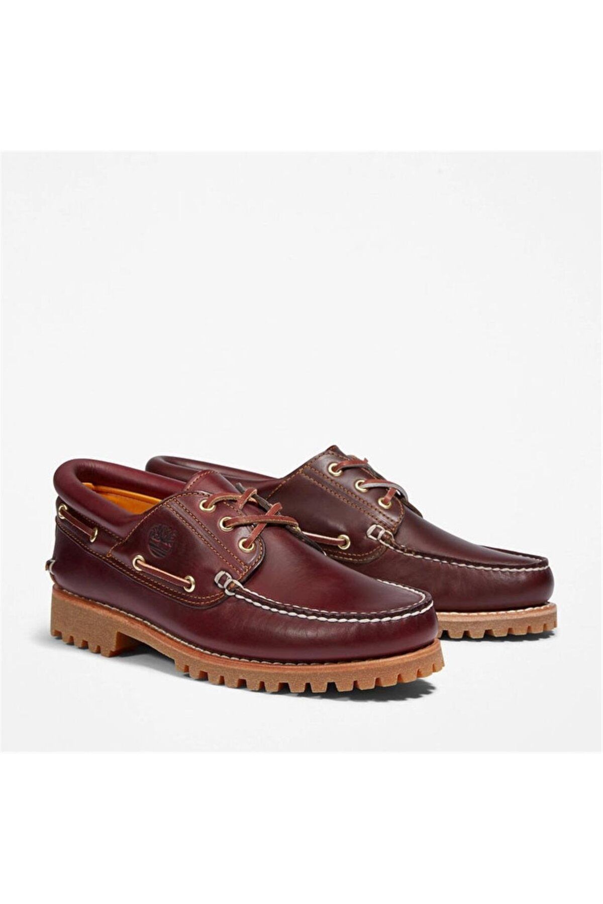 Timberland-Burgundy Boat Shoe - Men's Shoes 4