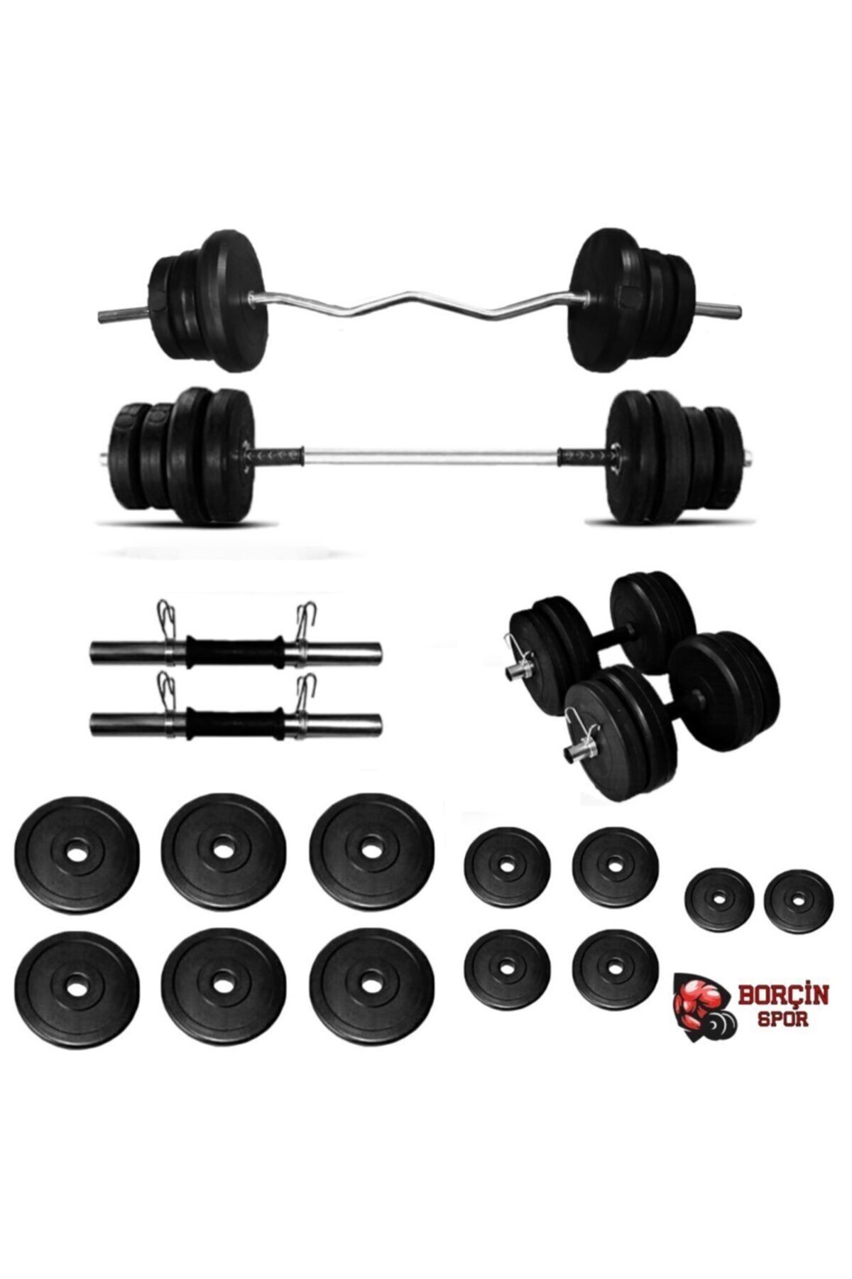 88 Kg Halter Seti Dambıl Ve Zbar Seti