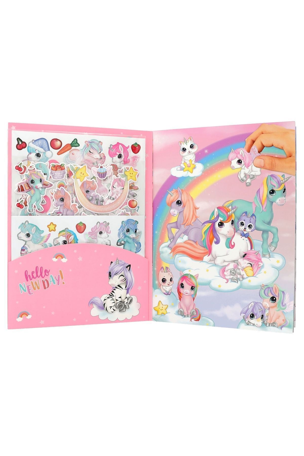 Top Model-Design Notebook with Unicorn Sticker 3