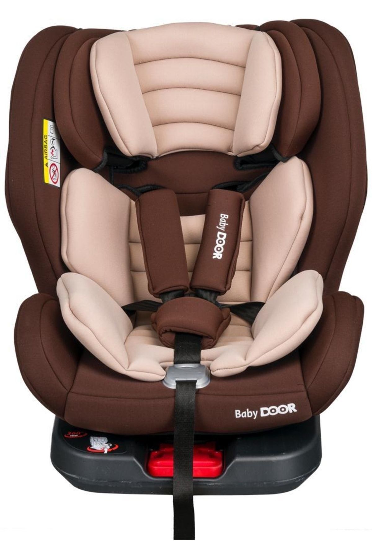 babydoor Airlife 0-36 Kg 360 ° Dönebilen Isofix'li Oto Koltuğu Bej fotoğrafı 2 (önizleme)