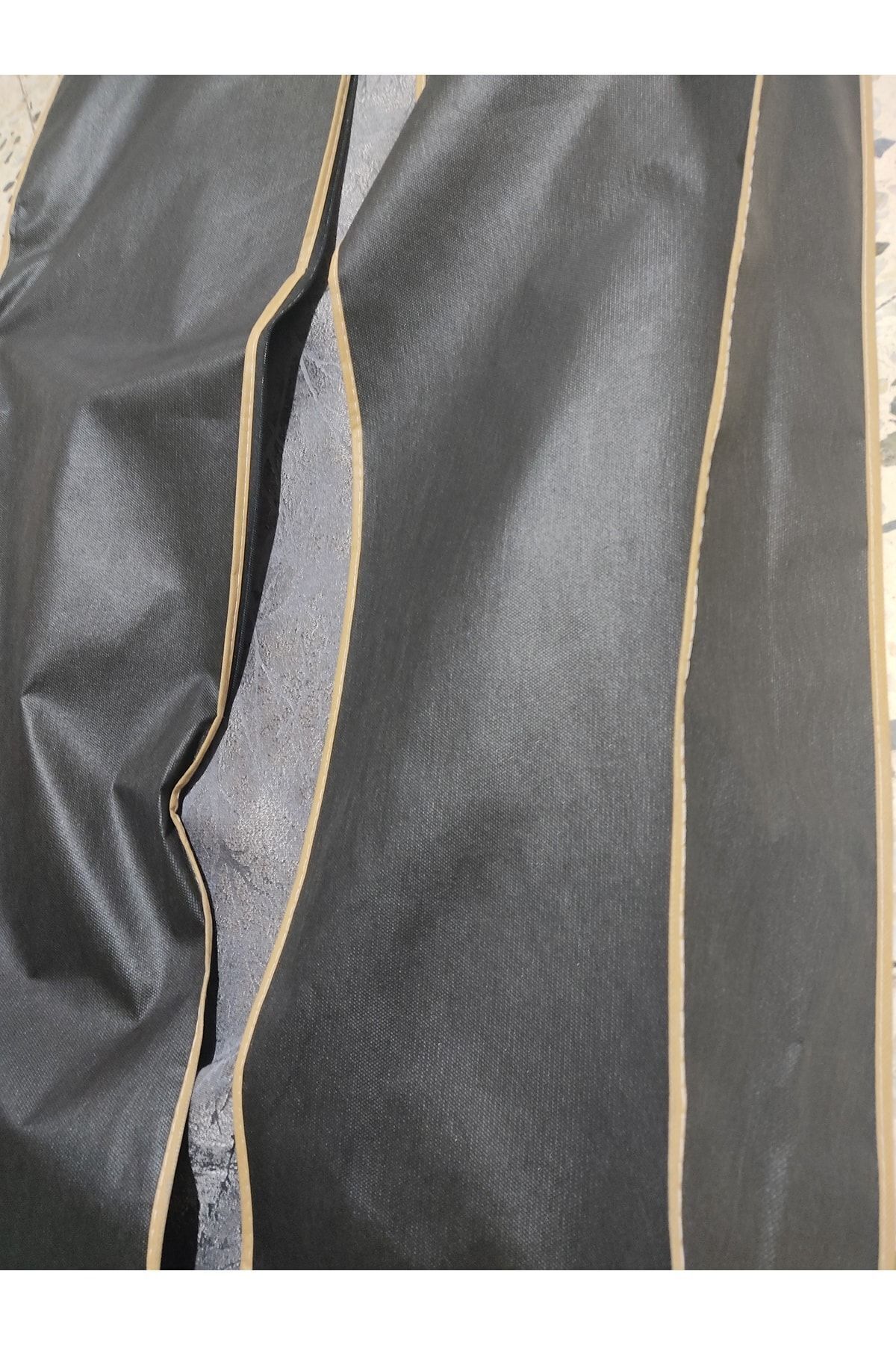 Perde Taşıma Koruyucu Kılıf , Perde Hurcu - Körüklü 64x160x12 Cm, Siyah Renk