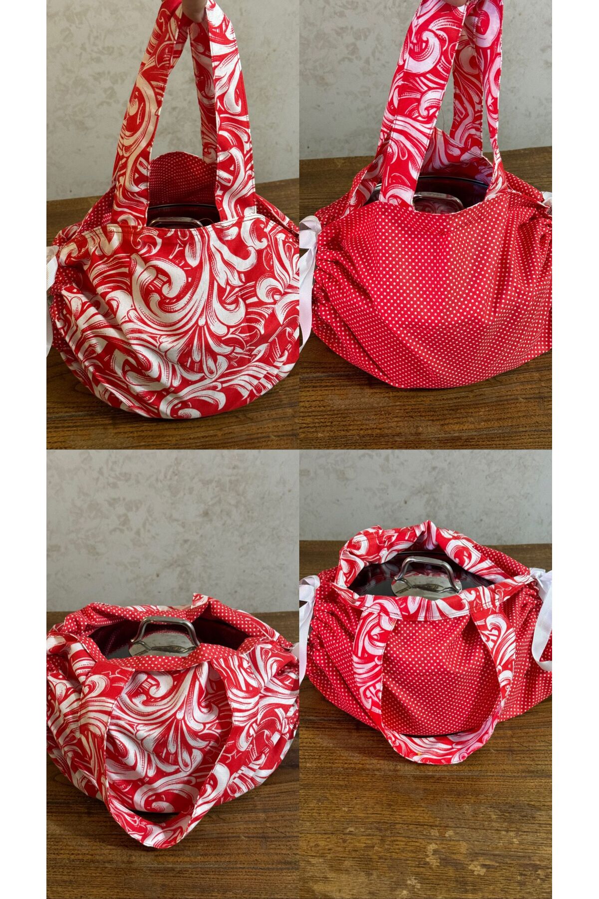 Pot and tray carrying case