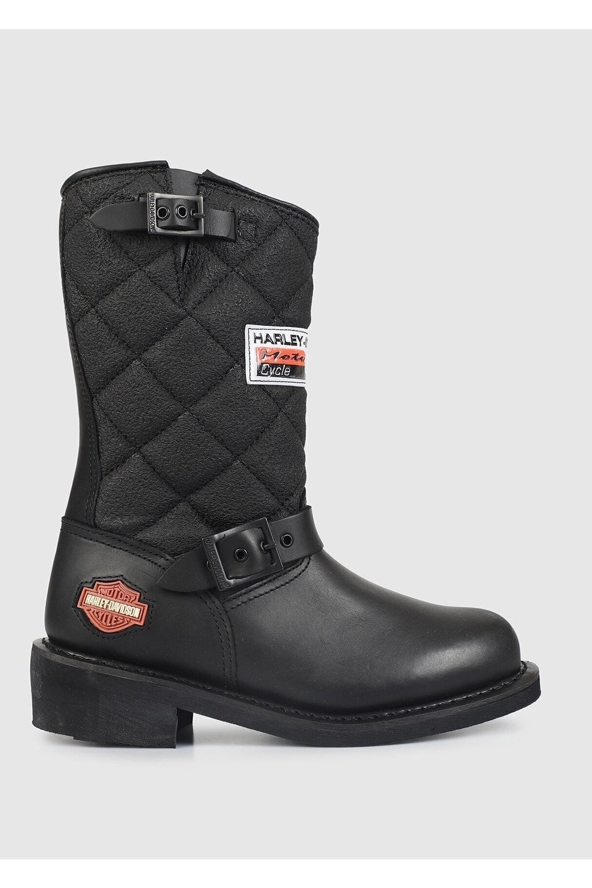 Harley Davidson Lastik Tabanlı Deri Bot