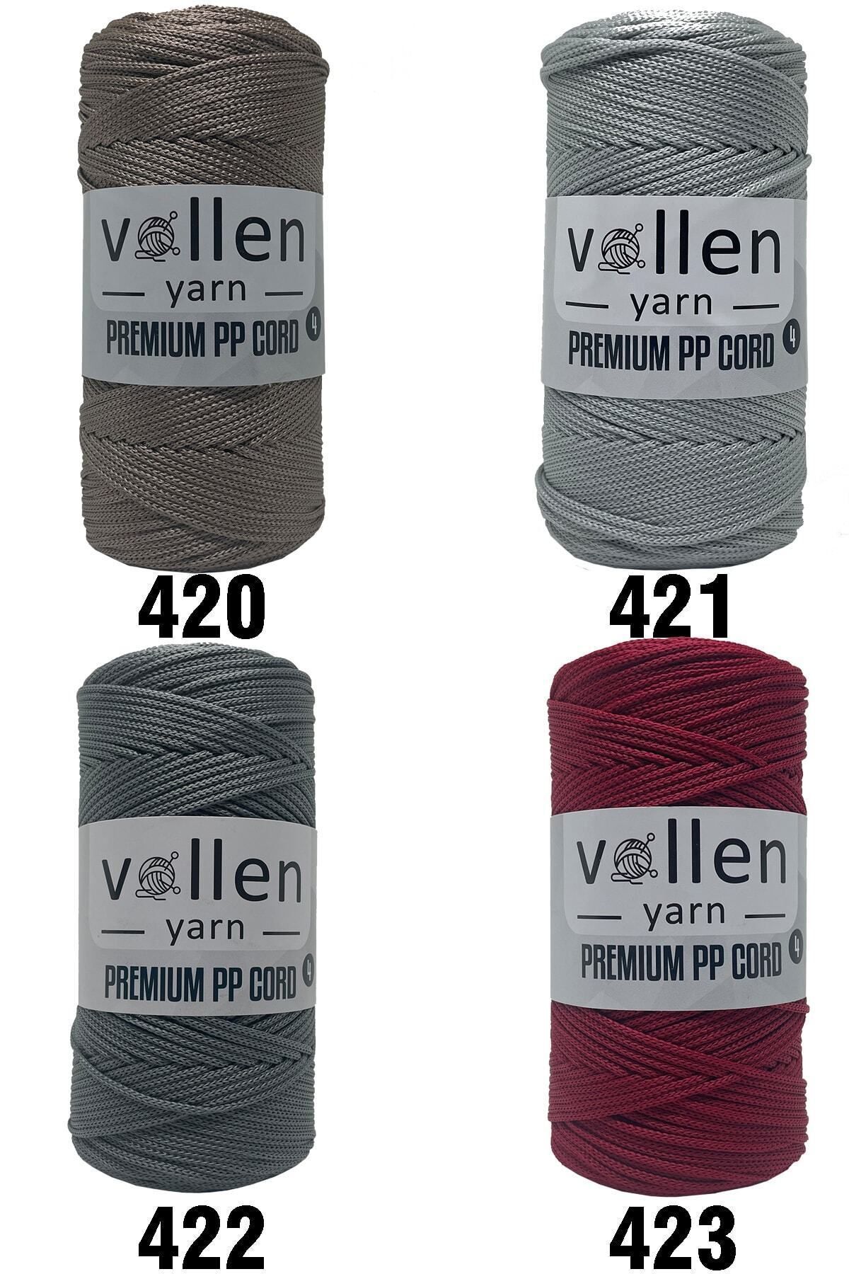 vollen yarn-200gr/230m Premium Polyester Macrame Thread 2mm, Macrame Thread, Macrame, Supla, Bag Thread, Red 6
