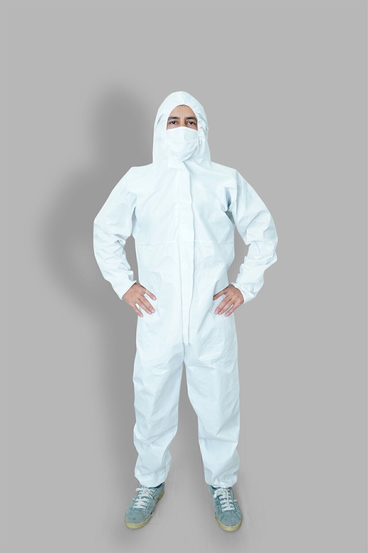 Med Online Xl Koruyucu Tulum Lamineli Kullan At Beyaz Sıvı Geçirmez 57 gr Temizlik/boya/kimyasal