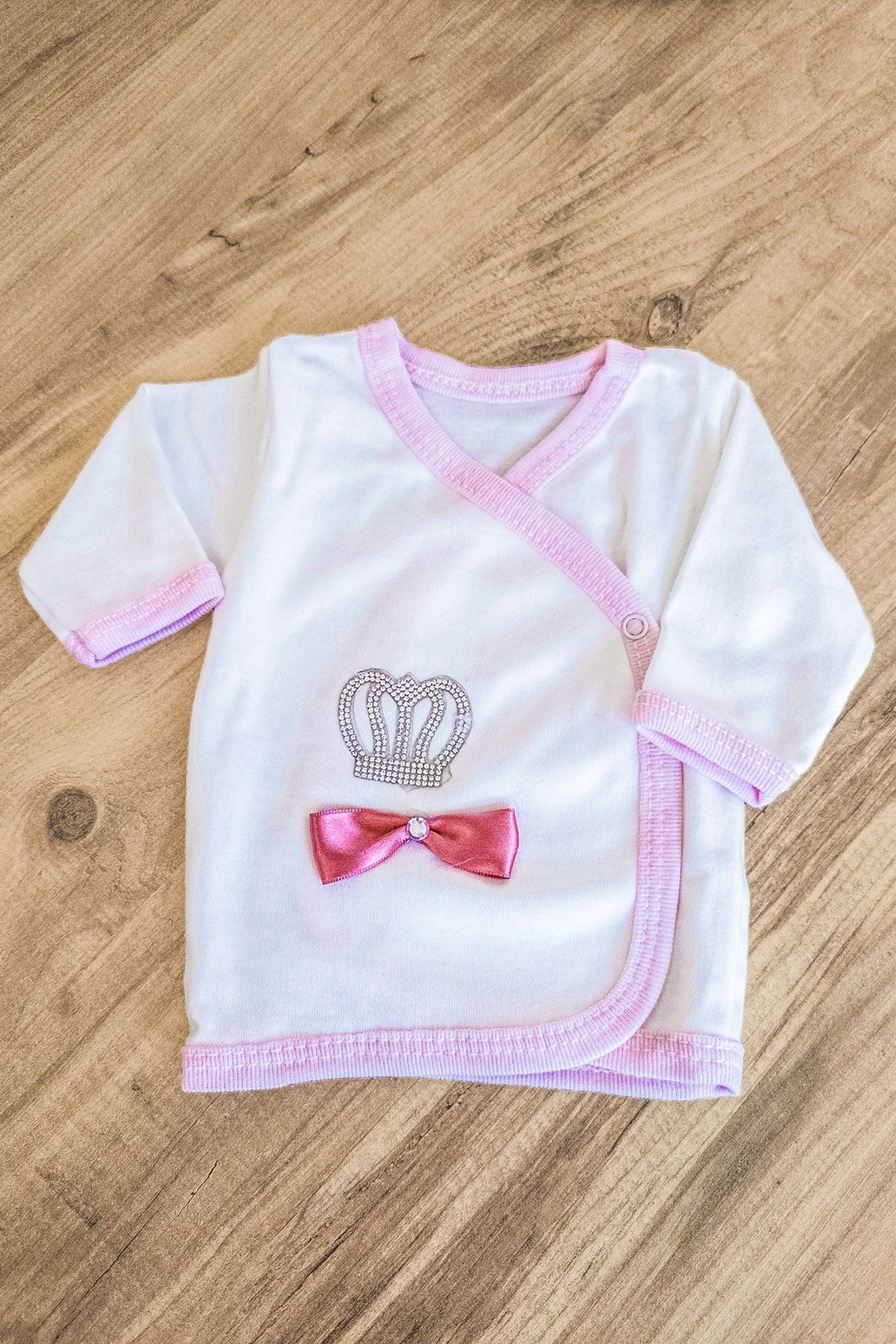 Genel Markalar Hastane Çıkışı Kız Bebek Kıyafeti Yeni Doğan Bebek Hediyesi 5 Parça Bebek Tulum Elbise Giyim Set fotoğrafı 3 (önizleme)