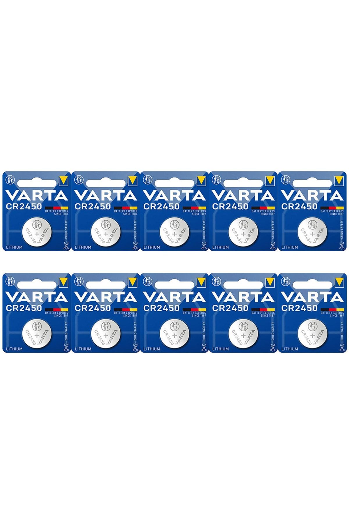 Varta Cr2450 3v Lityum Pil 10'lu