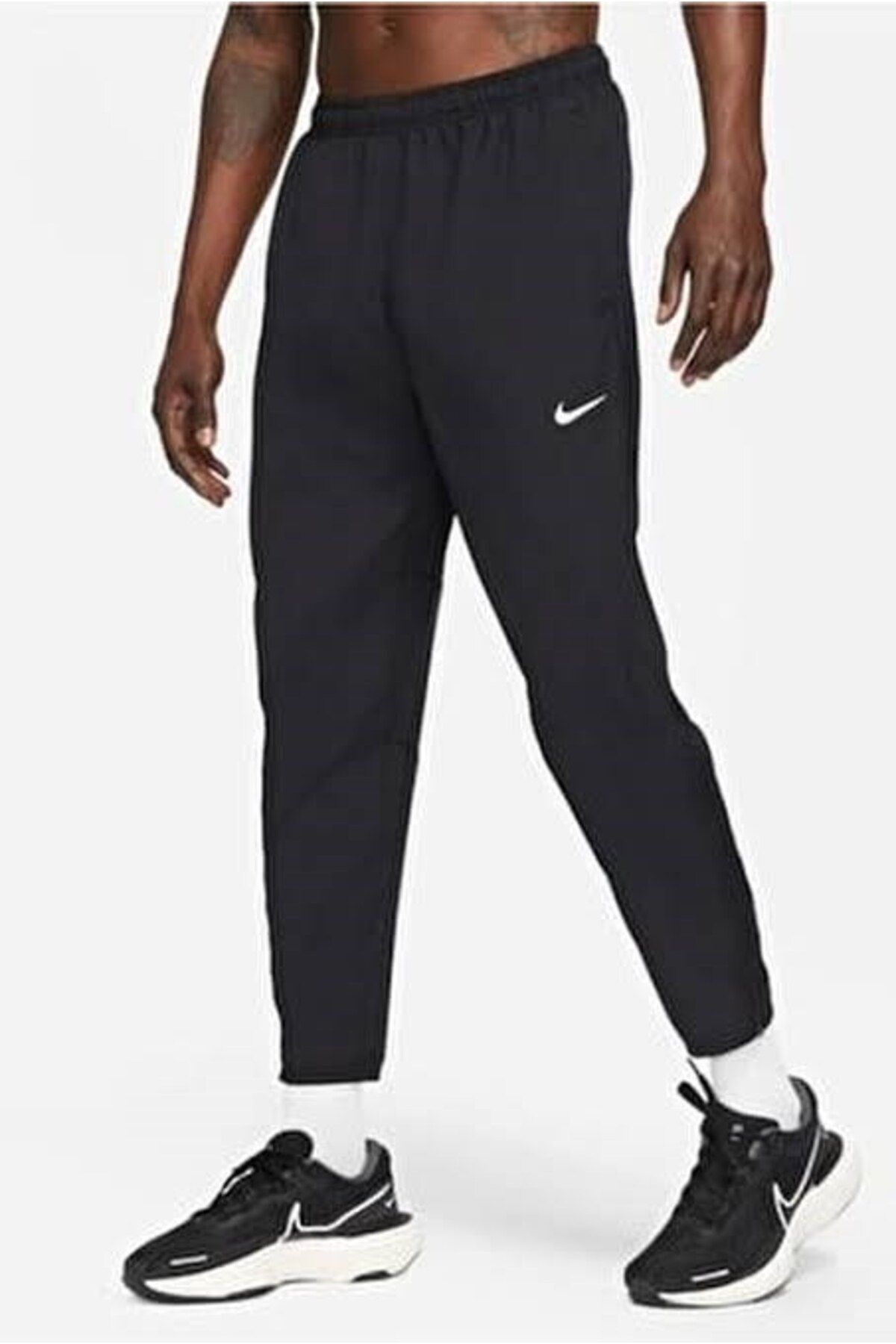 Nike Dri Fit Chllgr Knit Men s Black Running Sweatpants DD5003 010 Trendyol